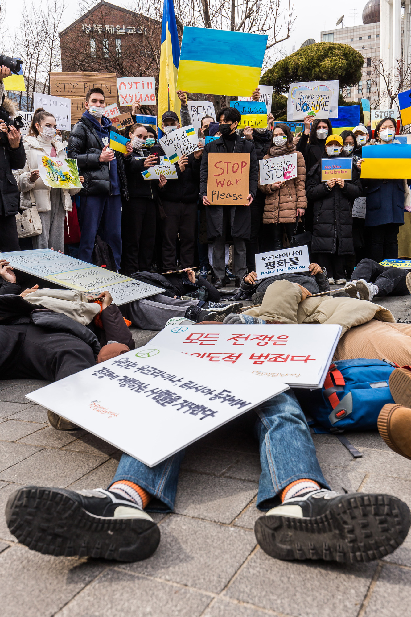 사회;국제;러시아;우크라이나;우크라이나전쟁;주한러시아대사관;러시아우크라이나전쟁반대기자회견