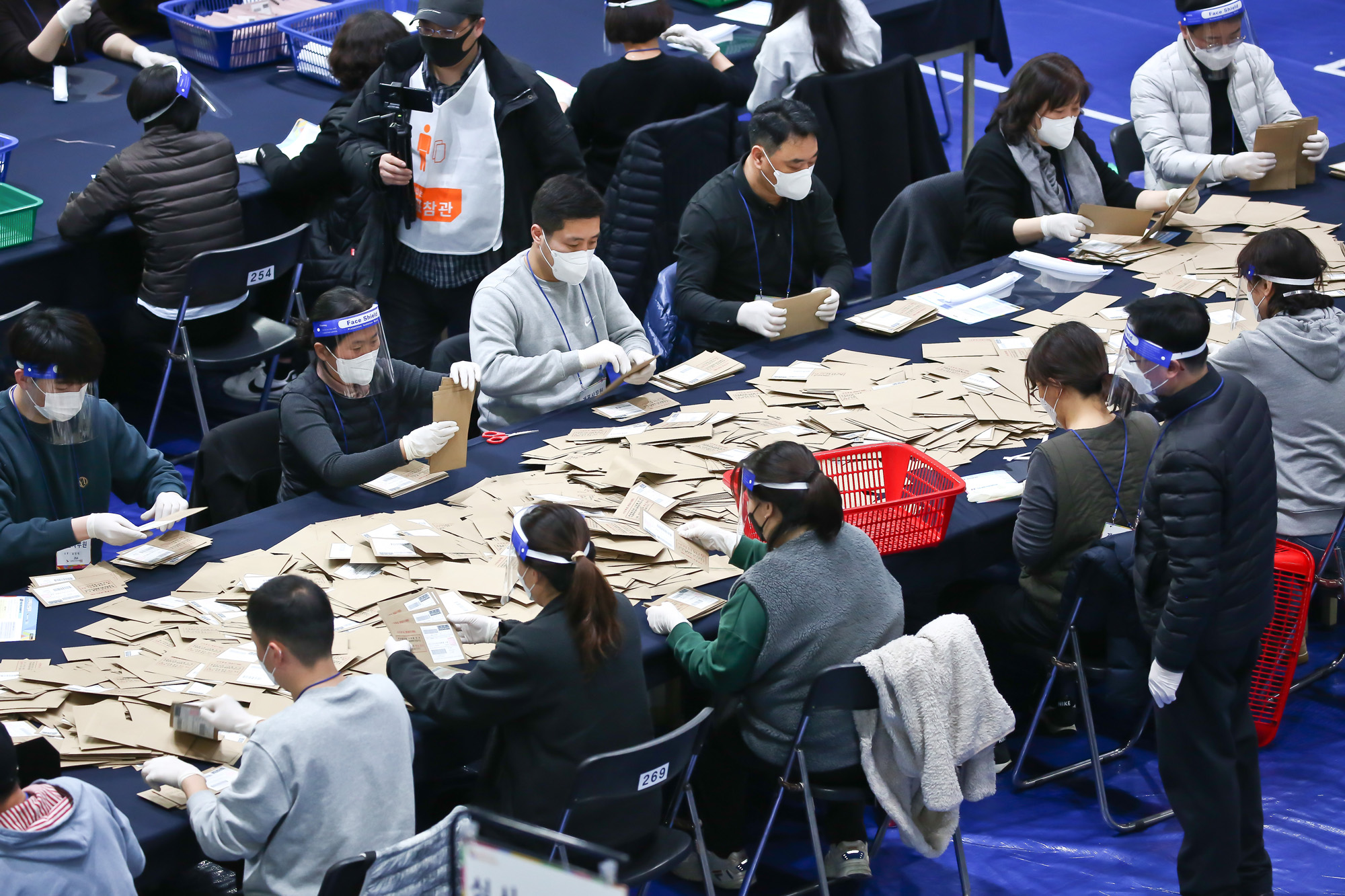 개표소 대통령선거