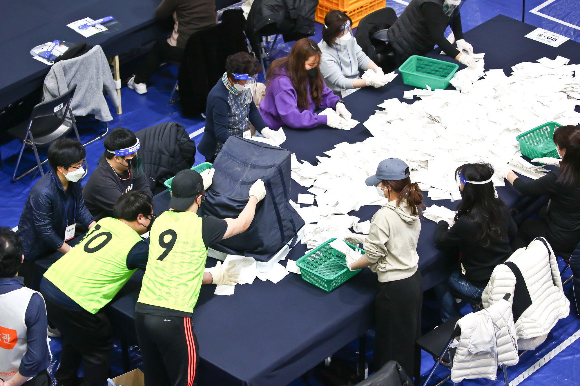 개표소 대통령선거