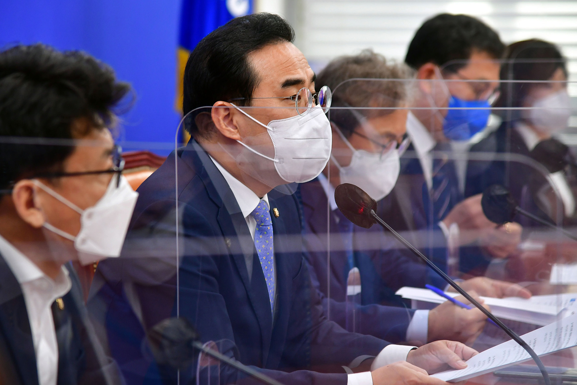 정치;더불어민주당;원내대책회의