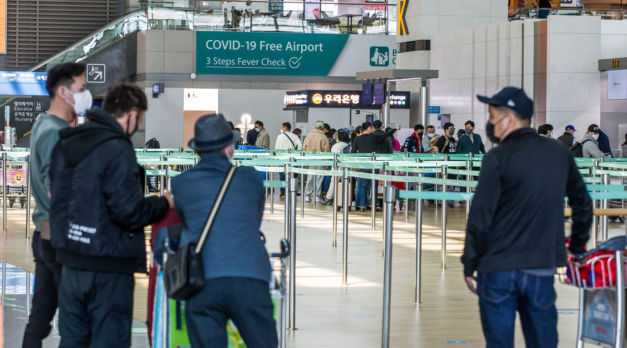 사회;세태;인천국제공항;인천공항출국장;해외여행객;공항이용객;방역조치완화