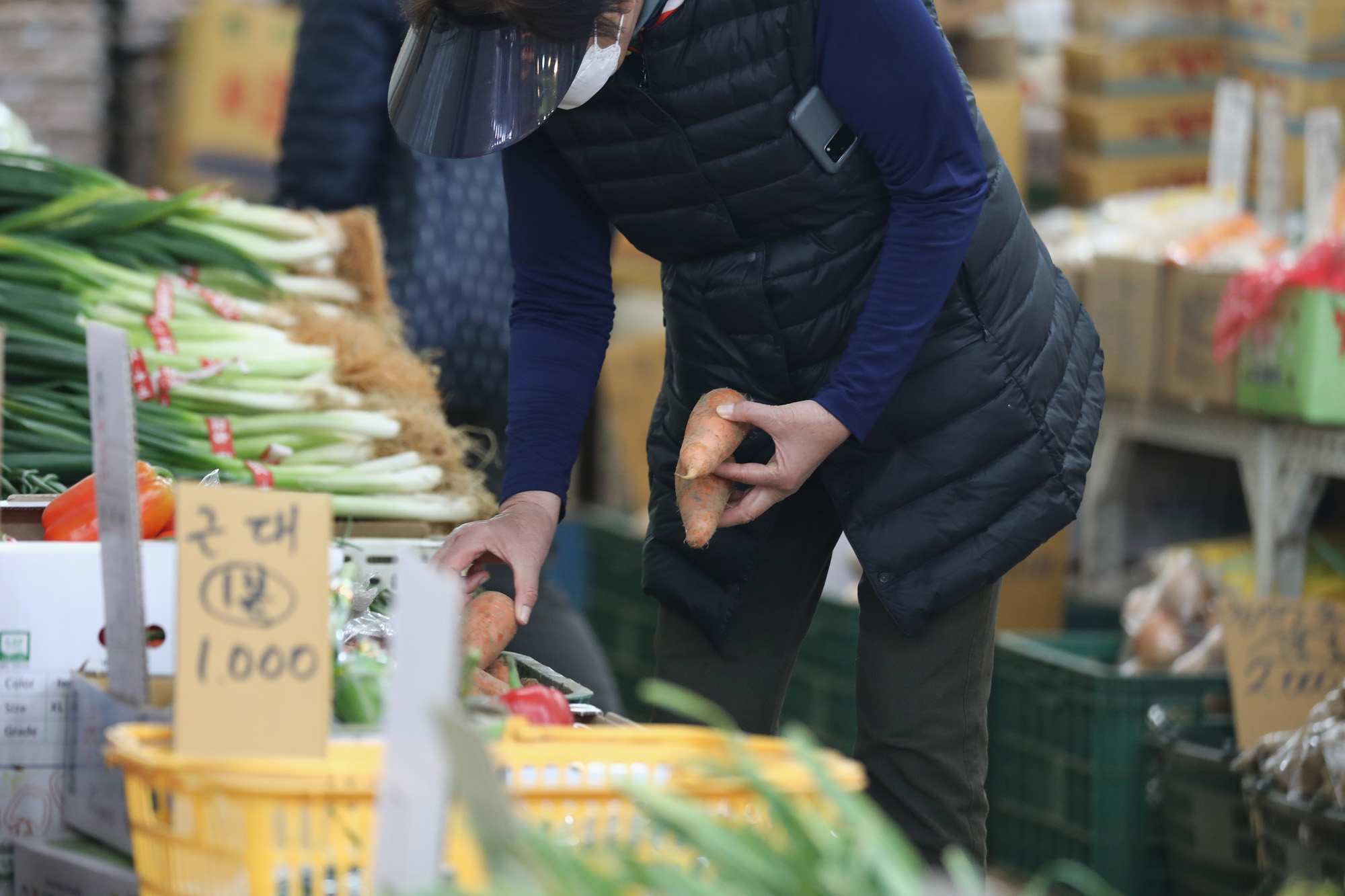경제;재래시장;전통시장;장보기;물가상승
