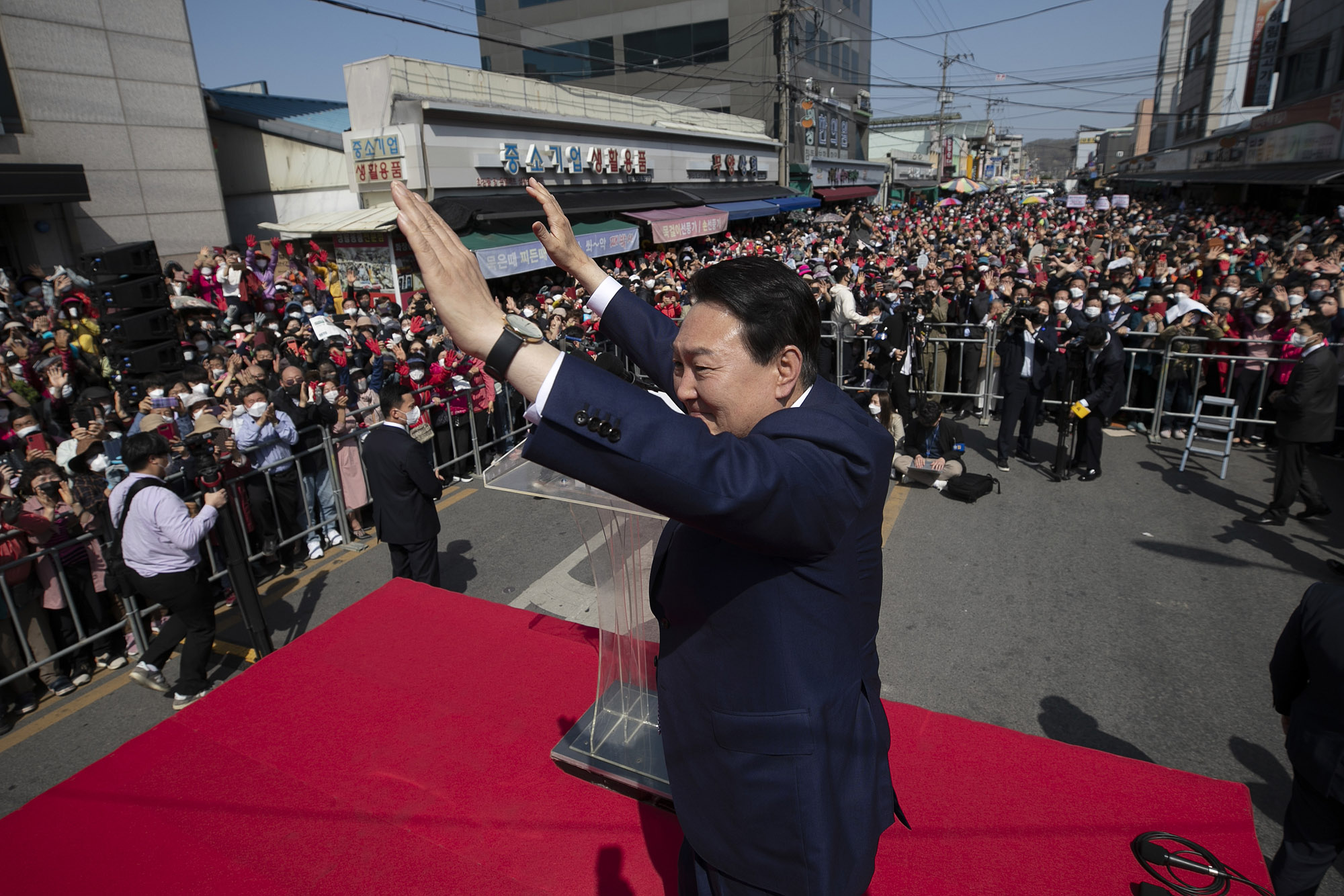 윤석열;윤석열상주중앙시장