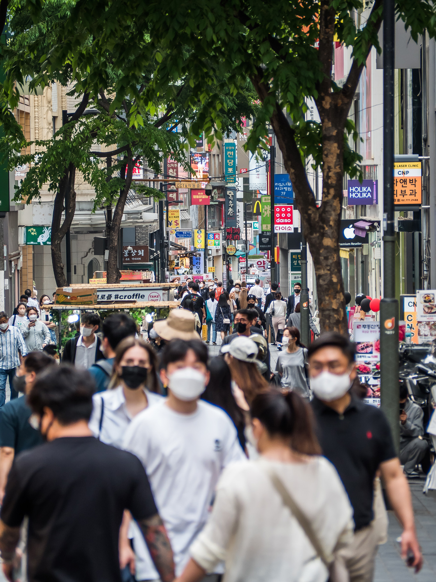 사회;세태;경제;코로나19;신종코로나바이러스감염증;사회적거리두기전면해제;일상회복;명동거리