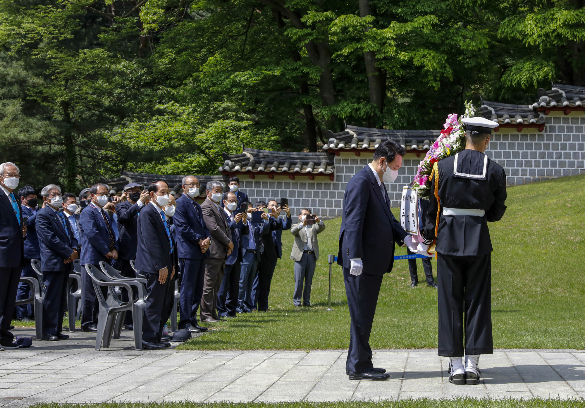 이순신 장군 탄신 477주년 기념 다례제;인수위;윤석열;윤석열현충사;윤석열이순신