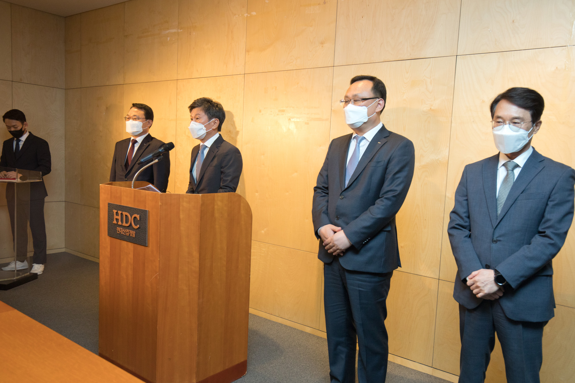 경제;기업;현대산업개발;HDC;정몽규;광주;화정;아파트;붕괴;기자회견