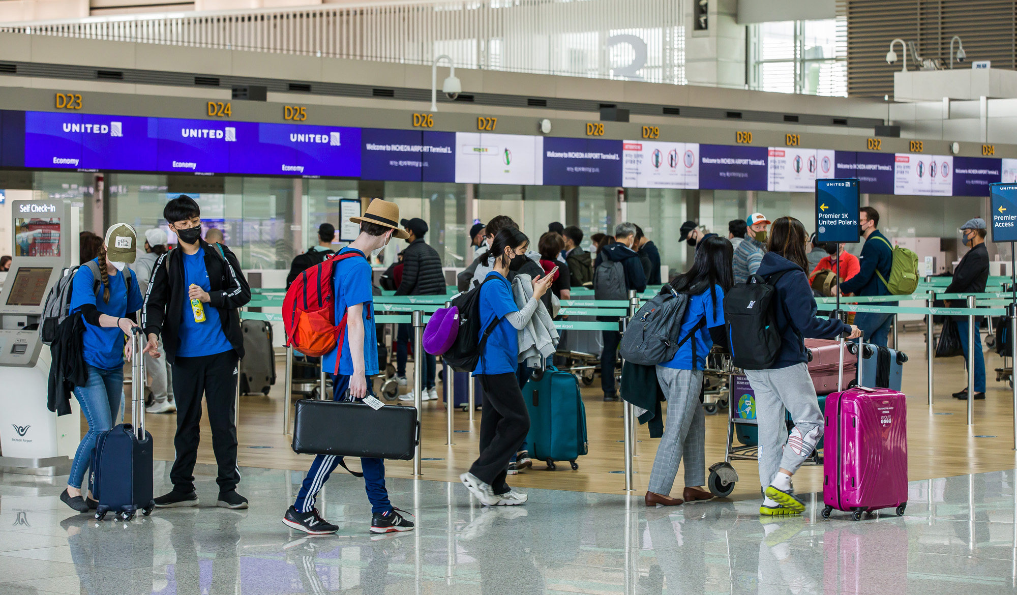 사회;세태;여행;코로나19;신종코로나바이러스감염증;오미크론변이;해외여행객;해외출국;인천국제공항