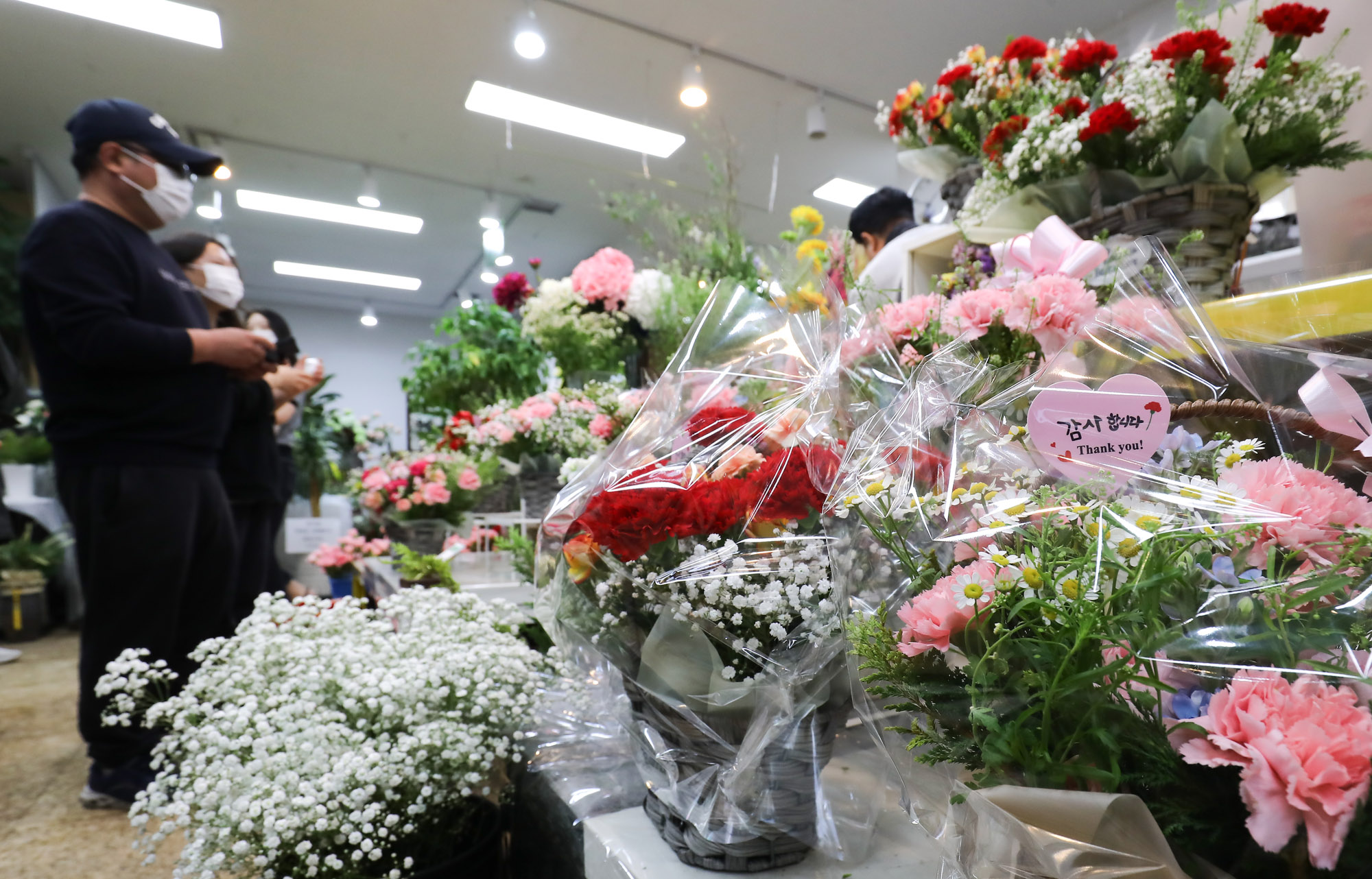 카네이션;어버이날;양재꽃시장