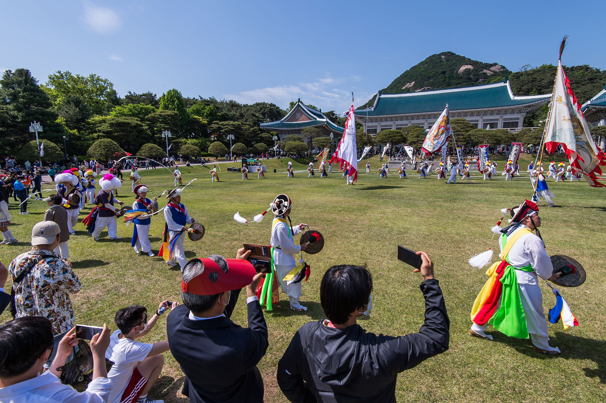 정치;정부;윤석열정부;청와대;청와대전면개방;청와대개방행사;청와대관람;청와대농악공연