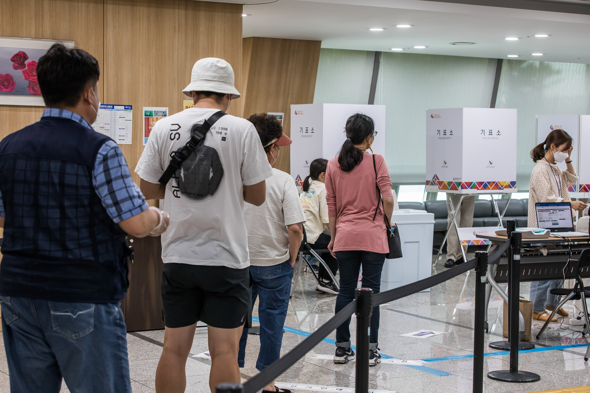 선거;지선;지방선거;제8회전국동시지방선거;사전투표;사전투표소;이태원제1동사전투표소