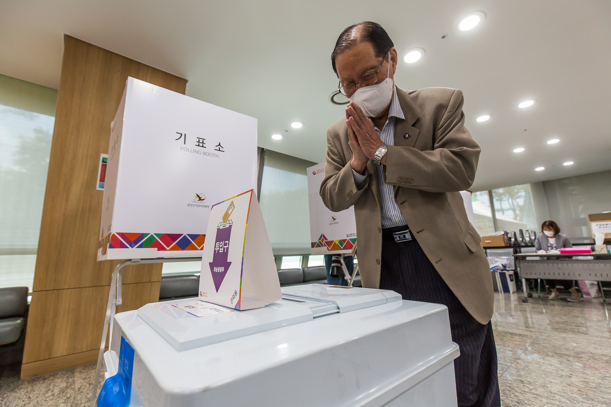 선거;지선;지방선거;제8회전국동시지방선거;사전투표;사전투표소;이태원제1동사전투표소