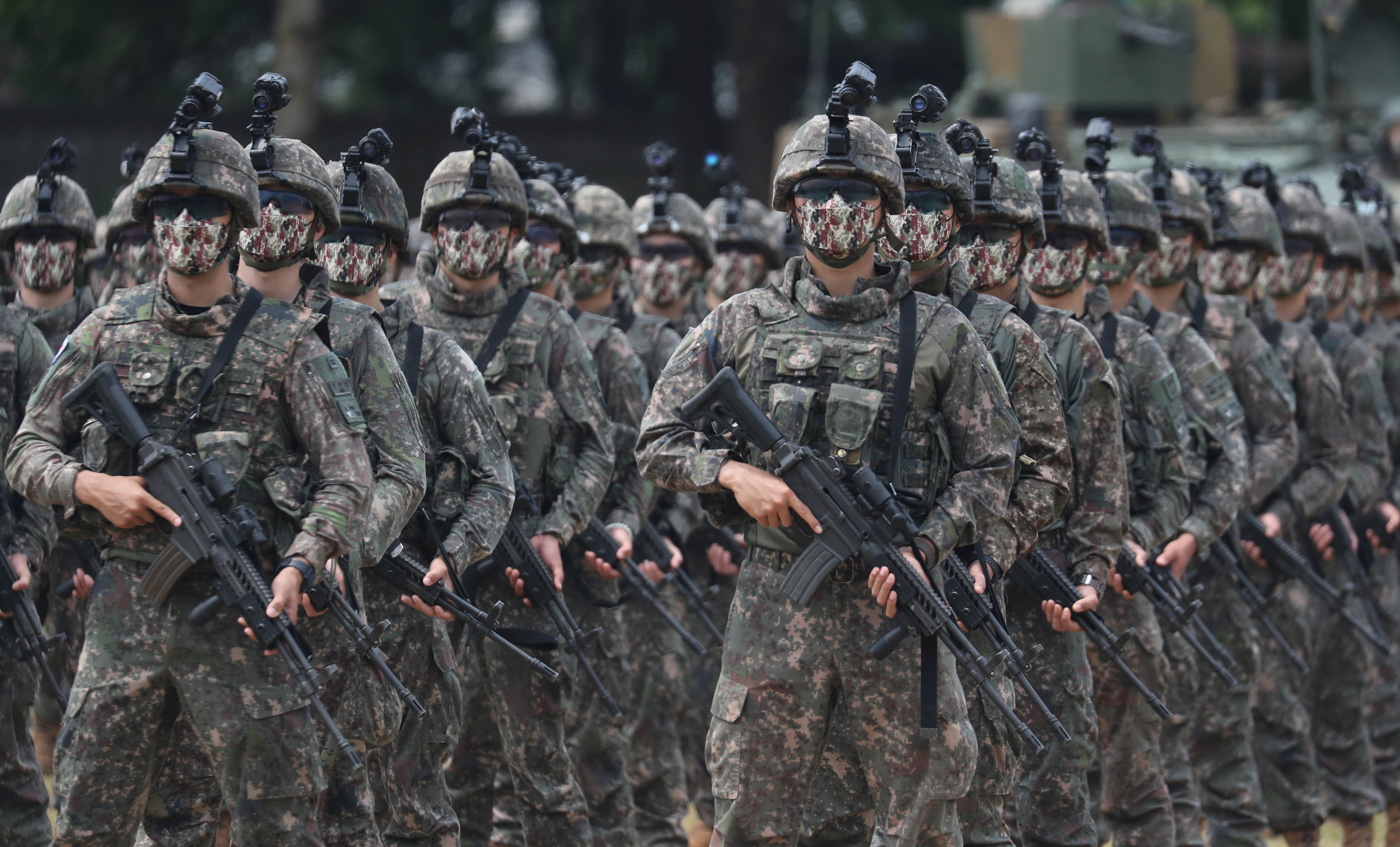 아미타이거 시범부대 출범식