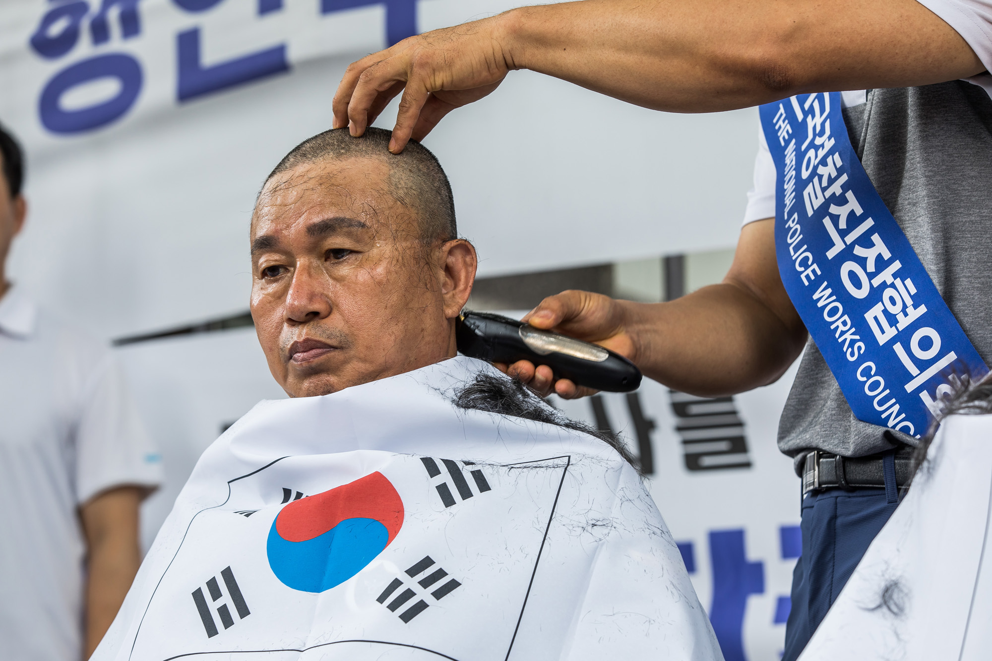 행정;정부;윤석열정부;경찰청;행안부경찰국;전국경찰직장협의회;직협회장;민관기충북청주흥덕경찰서;경찰국신설반대삭발식