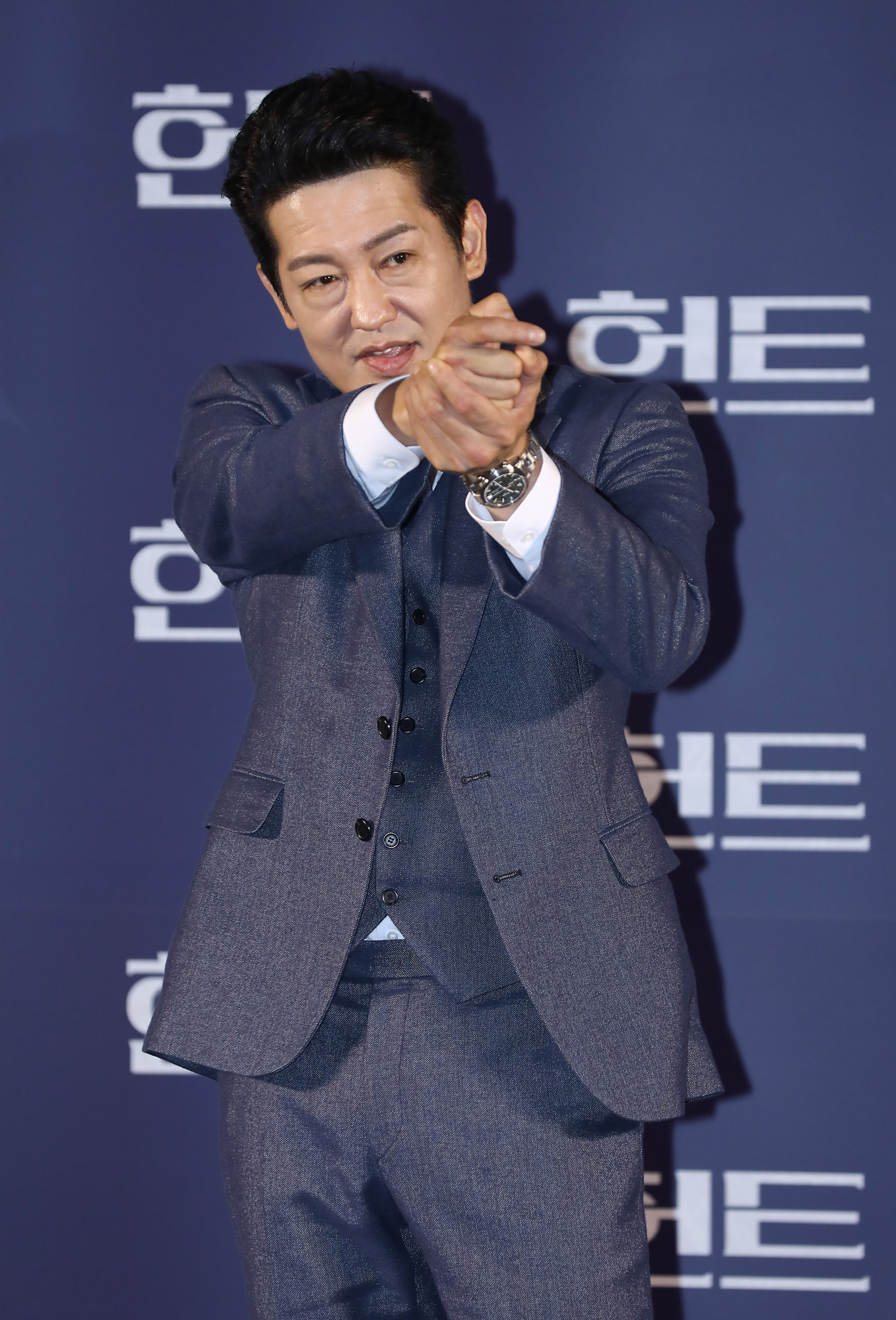 영화헌트;헌트;헌트제작보고회;정우성이정재;이정재감독