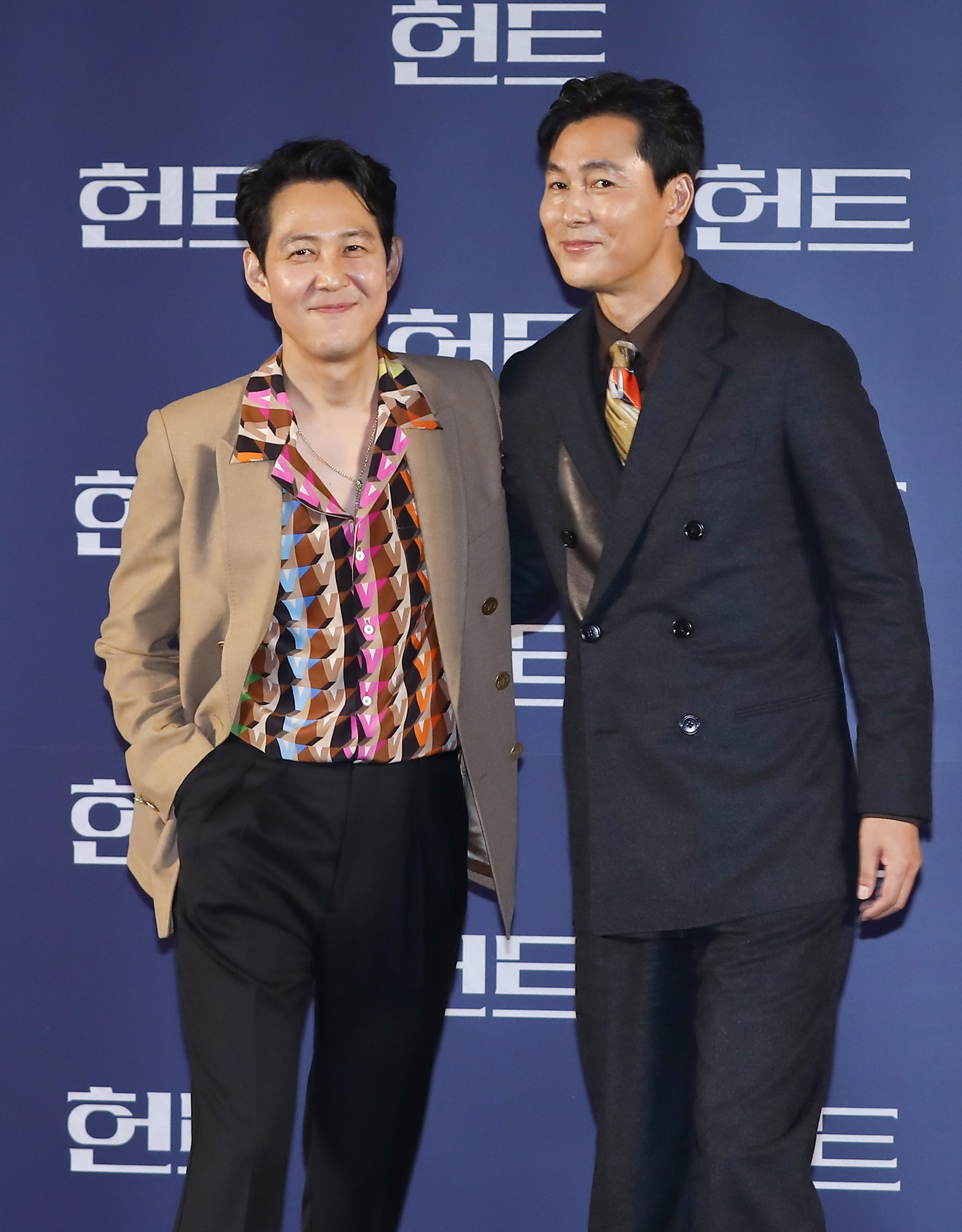 영화헌트;헌트;헌트제작보고회;정우성이정재;이정재감독