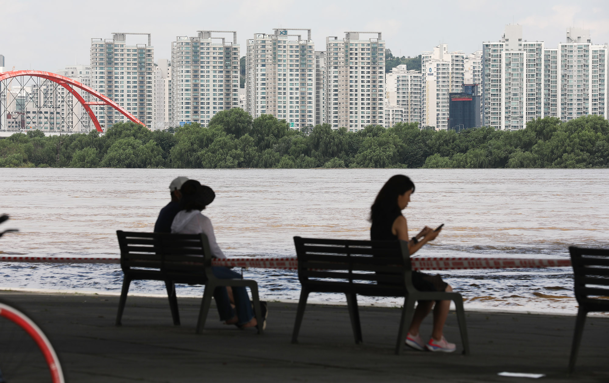 한강;촉우;집중호후;홍수;서울;한강스케치