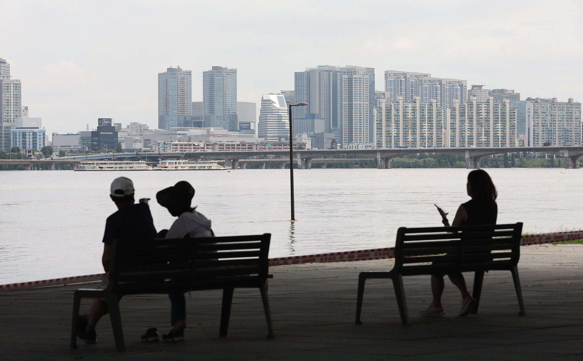 한강;촉우;집중호후;홍수;서울;한강스케치