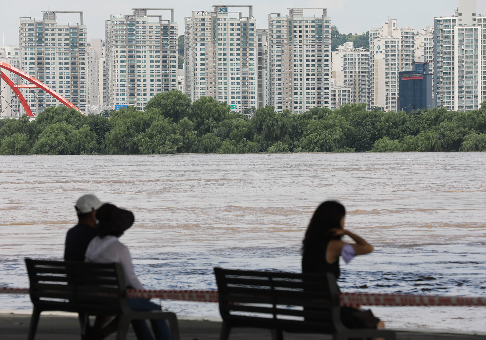 한강;촉우;집중호후;홍수;서울;한강스케치