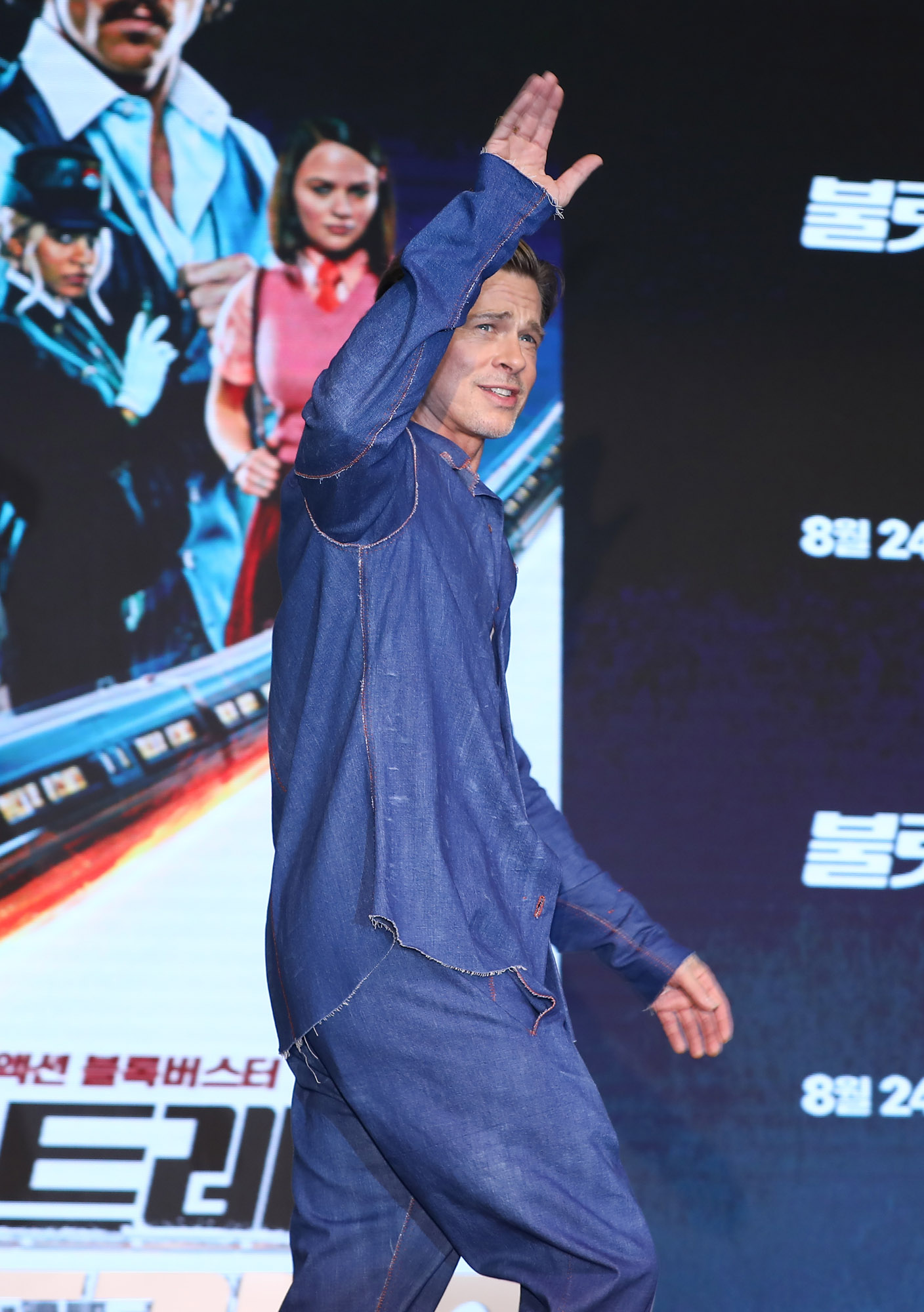 할리우드배우;브래드피트;브래드피트내한;불릿트레인;영화;애런테일러존슨;아론테일러