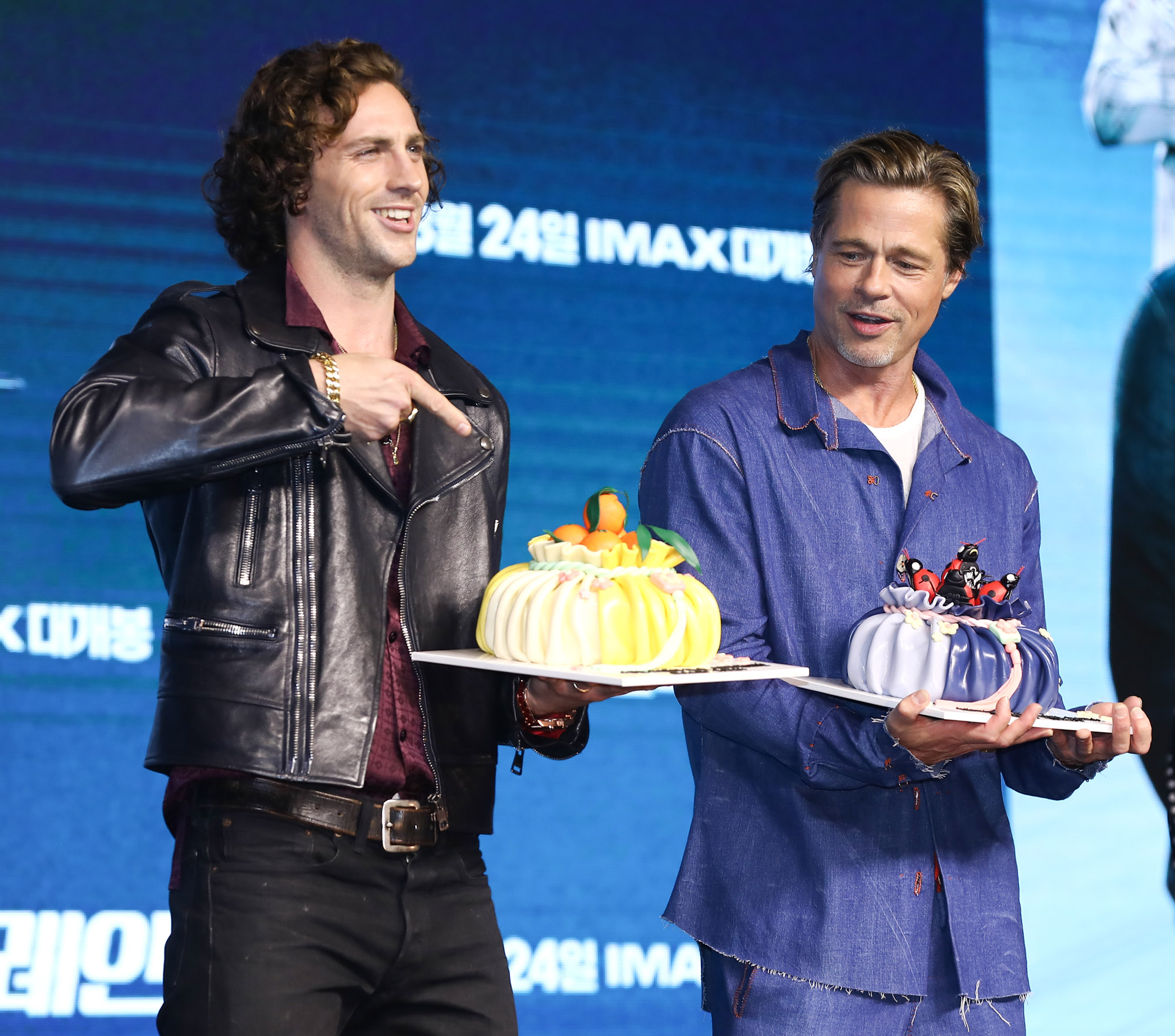 할리우드배우;브래드피트;브래드피트내한;불릿트레인;영화;애런테일러존슨;아론테일러