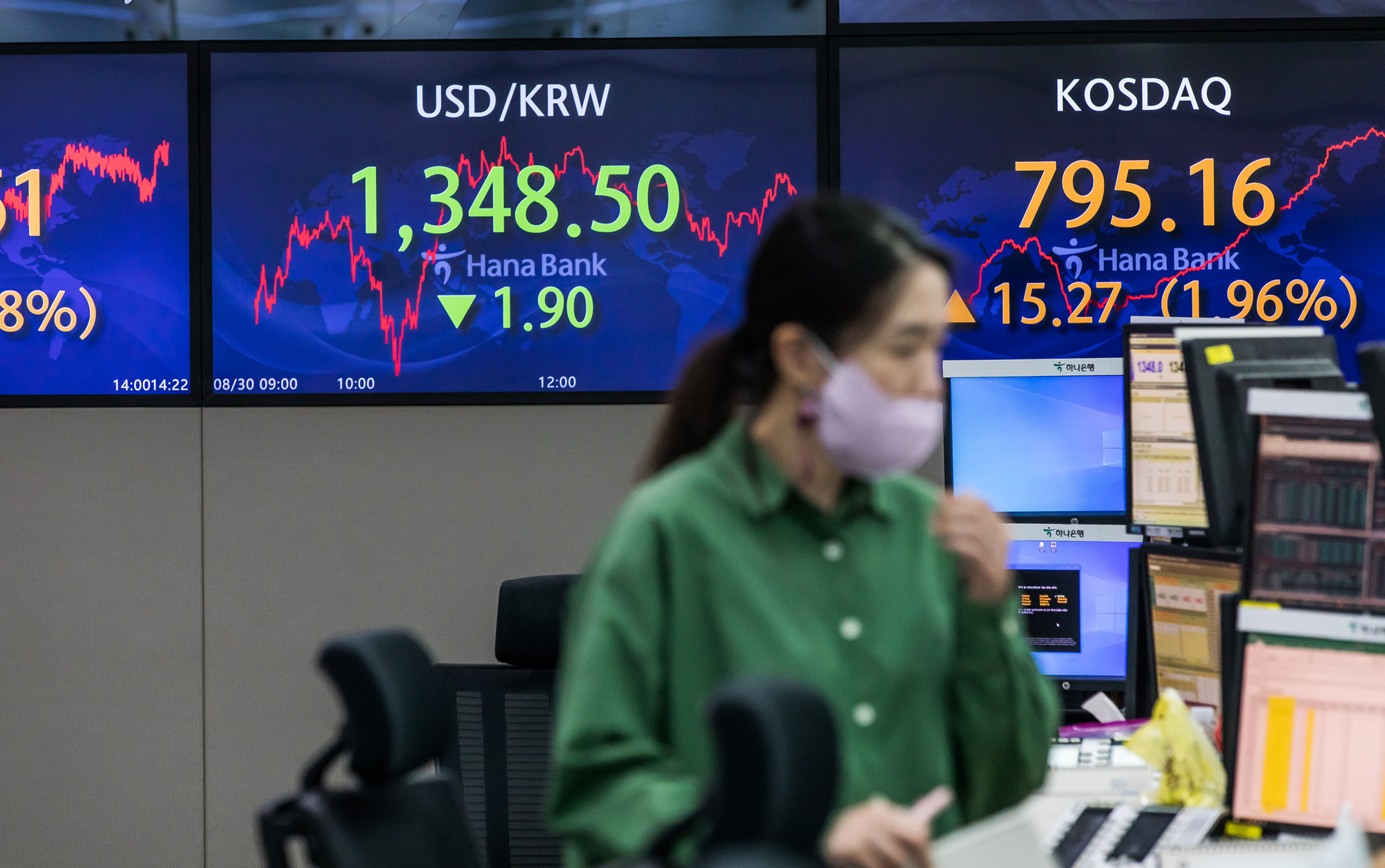 경제;금융;환율;고환율;달러환율;하나은행딜링룸;고물가;경제적어려움