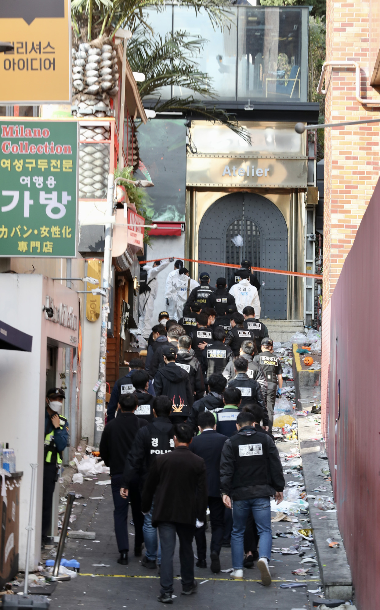 사회;사건사고;사망사고;핼러윈인파압사사고;할로윈인파압사사고;이태원인파압사사고;이태원참사현장감식;이태원참사;이태원과학수사대현장감식