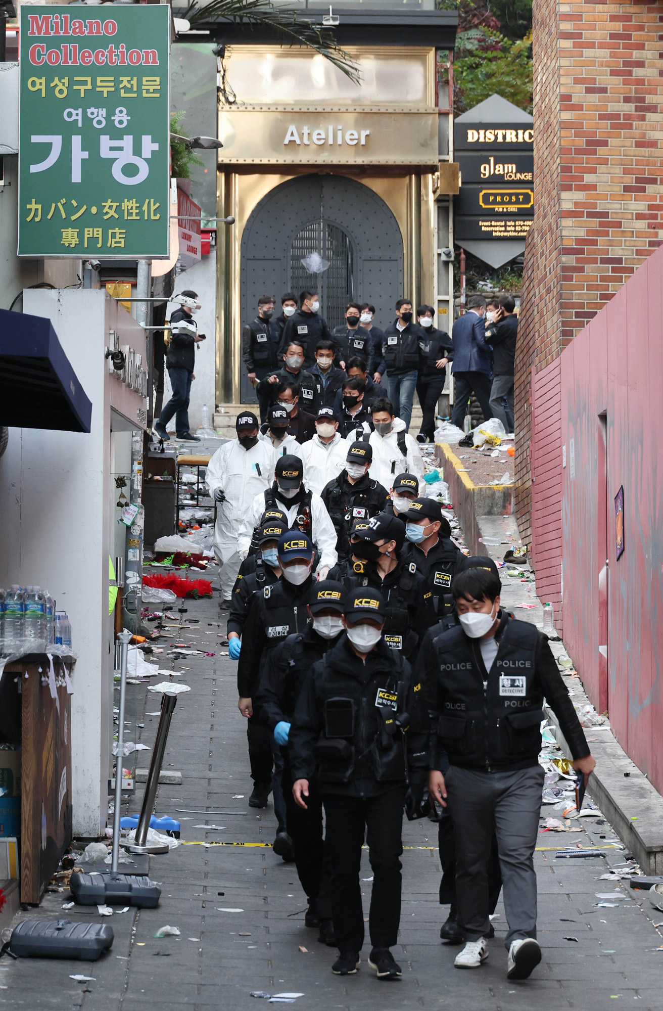 사회;사건사고;사망사고;핼러윈인파압사사고;할로윈인파압사사고;이태원인파압사사고;이태원참사현장감식;이태원참사;이태원과학수사대현장감식