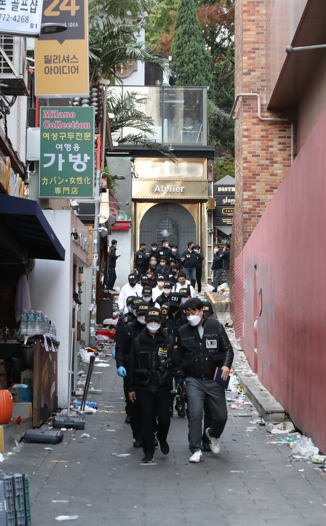 사회;사건사고;사망사고;핼러윈인파압사사고;할로윈인파압사사고;이태원인파압사사고;이태원참사현장감식;이태원참사;이태원과학수사대현장감식