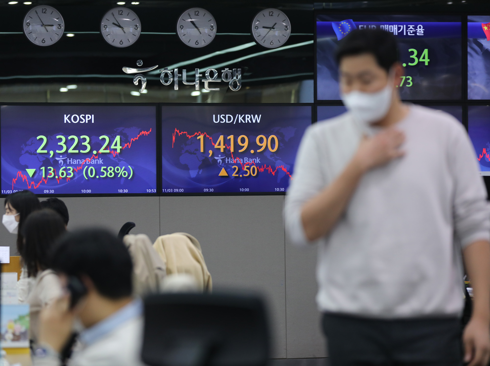 코스피;코스닥;주가하락;라이언트스텝;경제