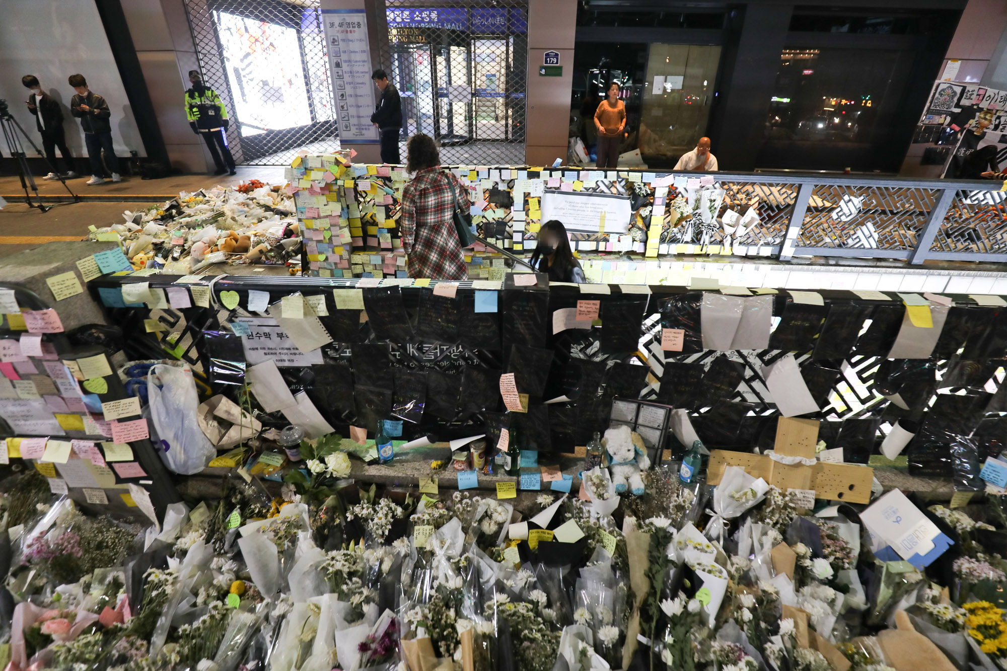 이태원참사;이태원핼러윈;이태원추모공간;이태원역
