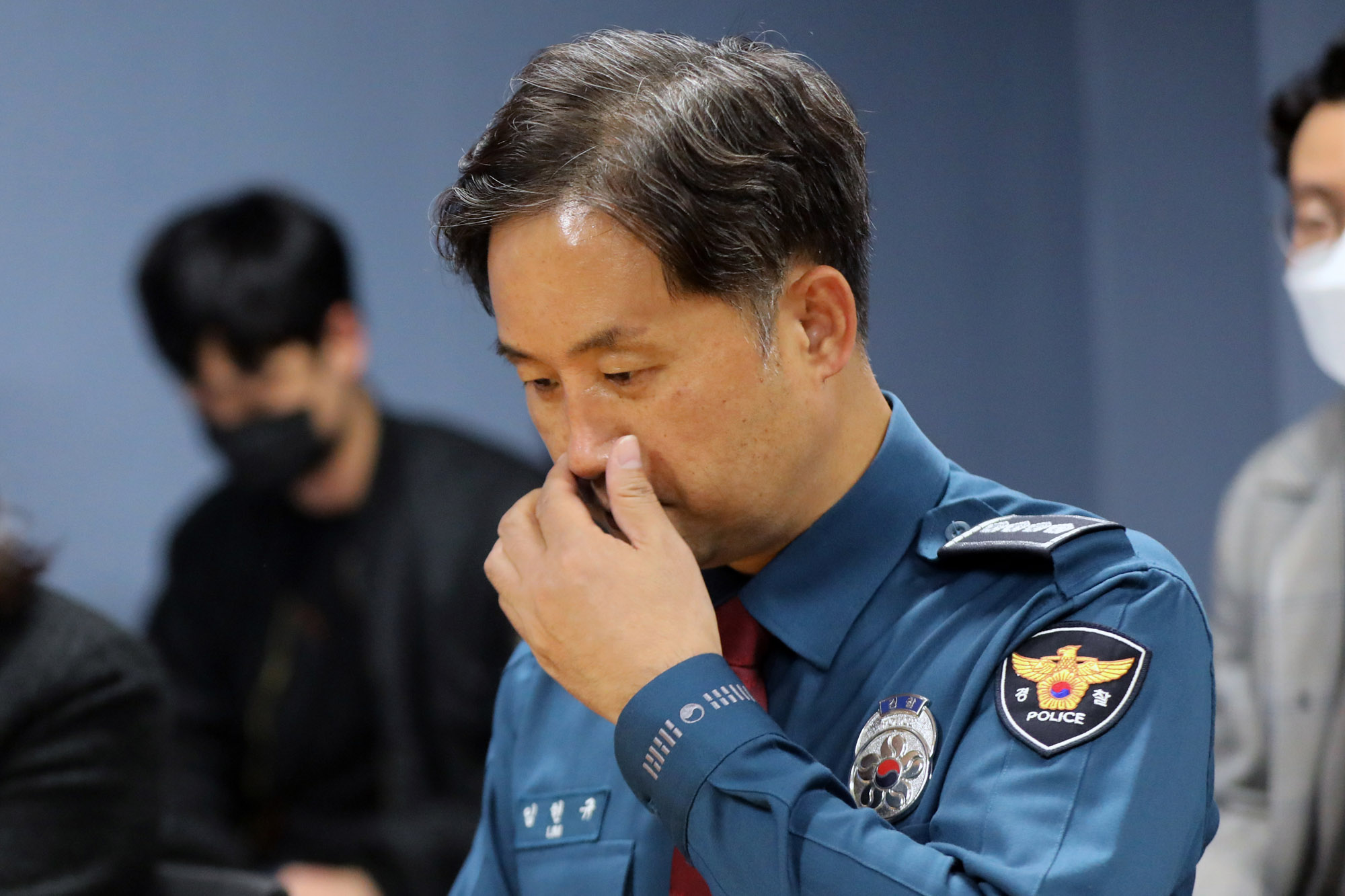 정치;국민의힘이태원;이태원특위;국민의힘용산경찰서;용산경찰서방문