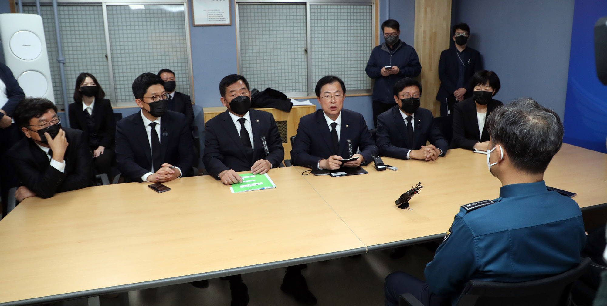 정치;국민의힘이태원;이태원특위;국민의힘용산경찰서;용산경찰서방문