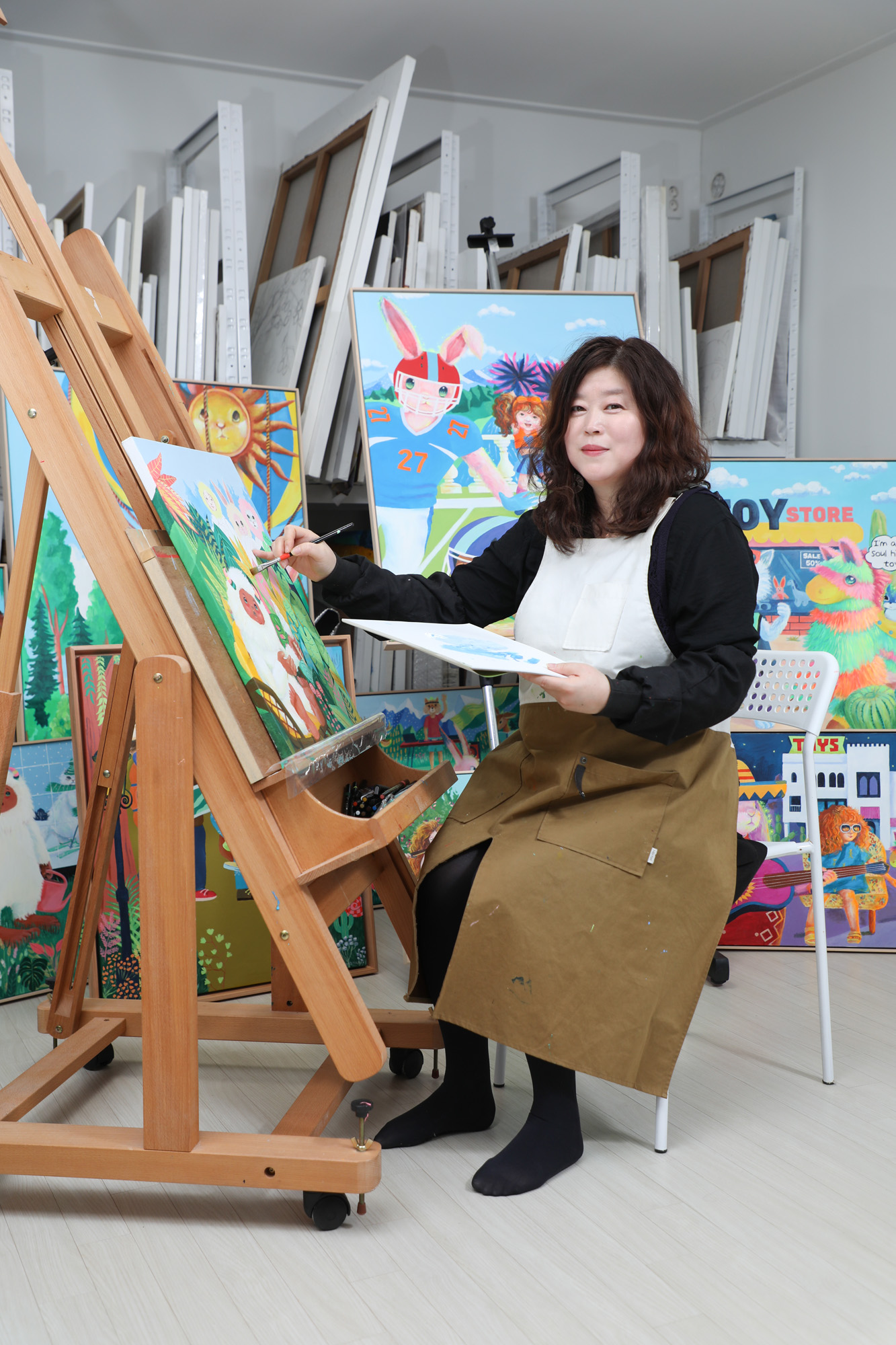 안정모;안정모작가;화가;한국미술응원프로젝트;화가의방;미술;그림;아티스트