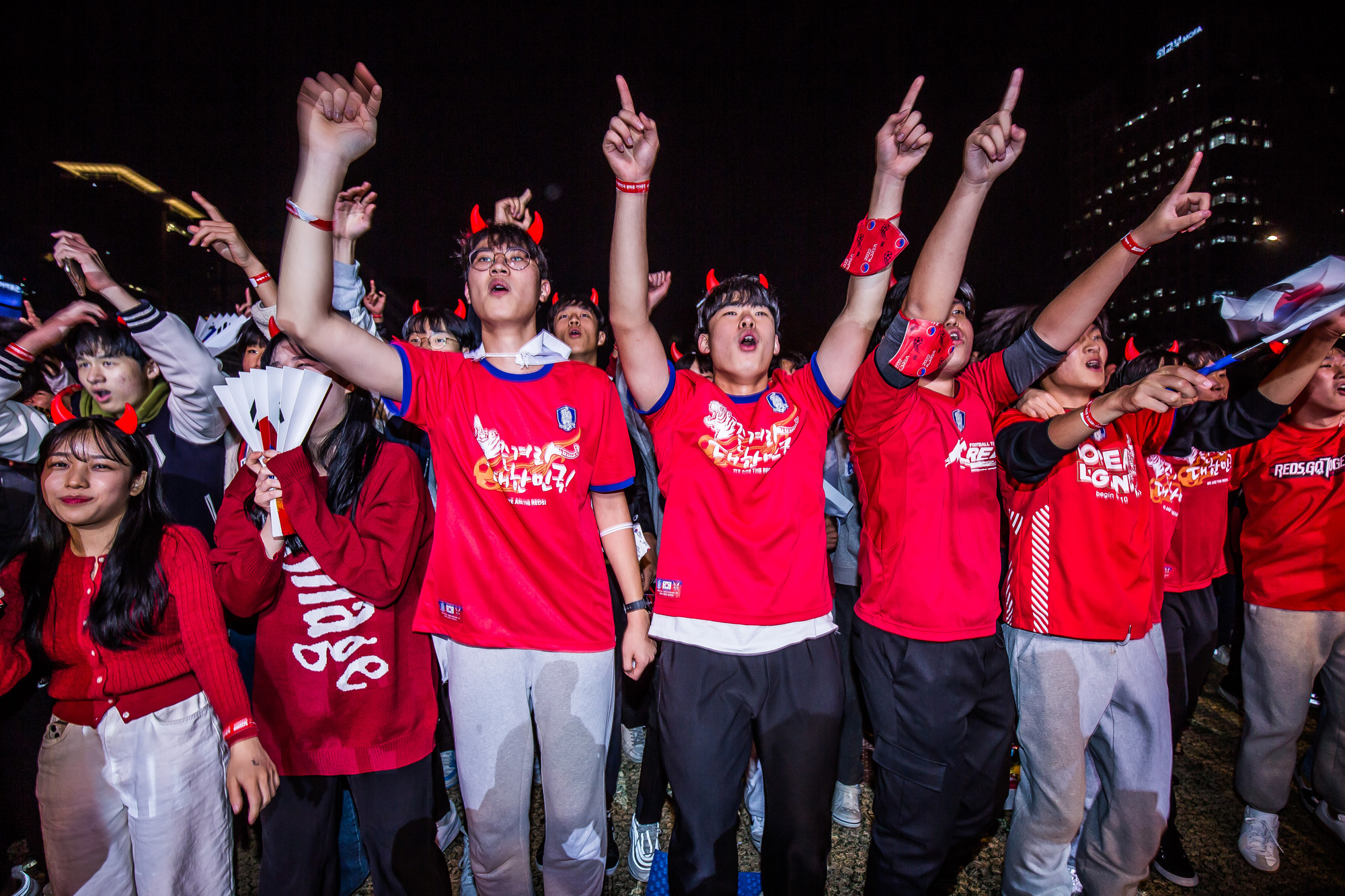 스포츠;축구;월드컵;2022카타르월드컵;우루과이전;붉은악마;광화문광장