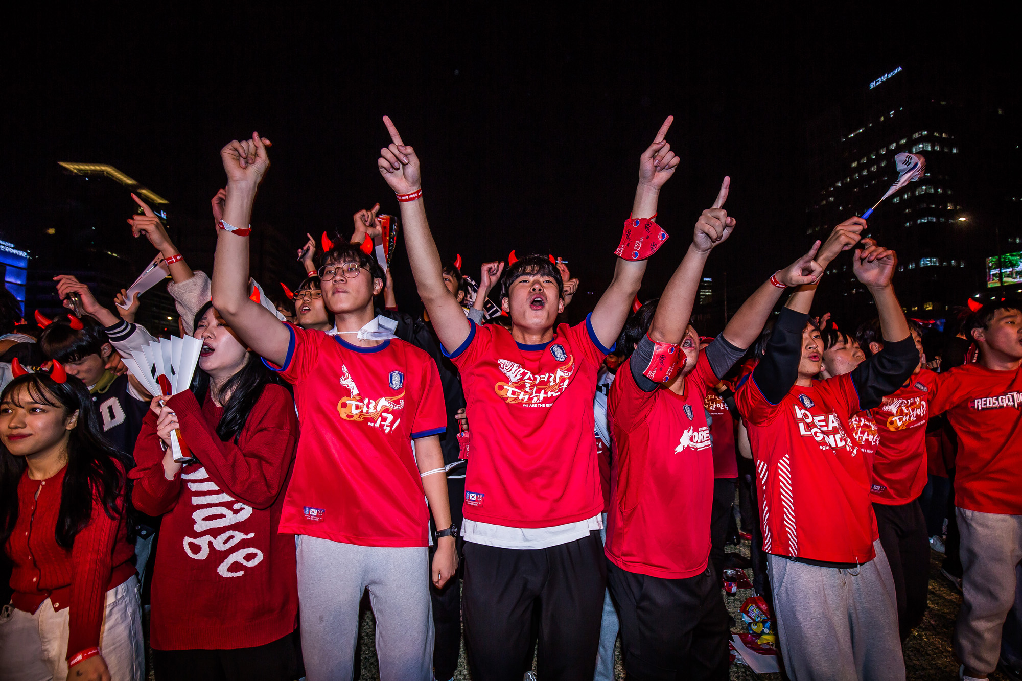 스포츠;축구;월드컵;2022카타르월드컵;우루과이전;붉은악마;광화문광장
