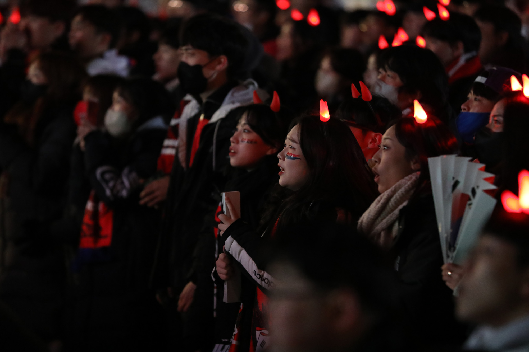 스포츠;축구;월드컵;2022카타르월드컵;포르투갈전;붉은악마;광화문광장;광화문거리응원