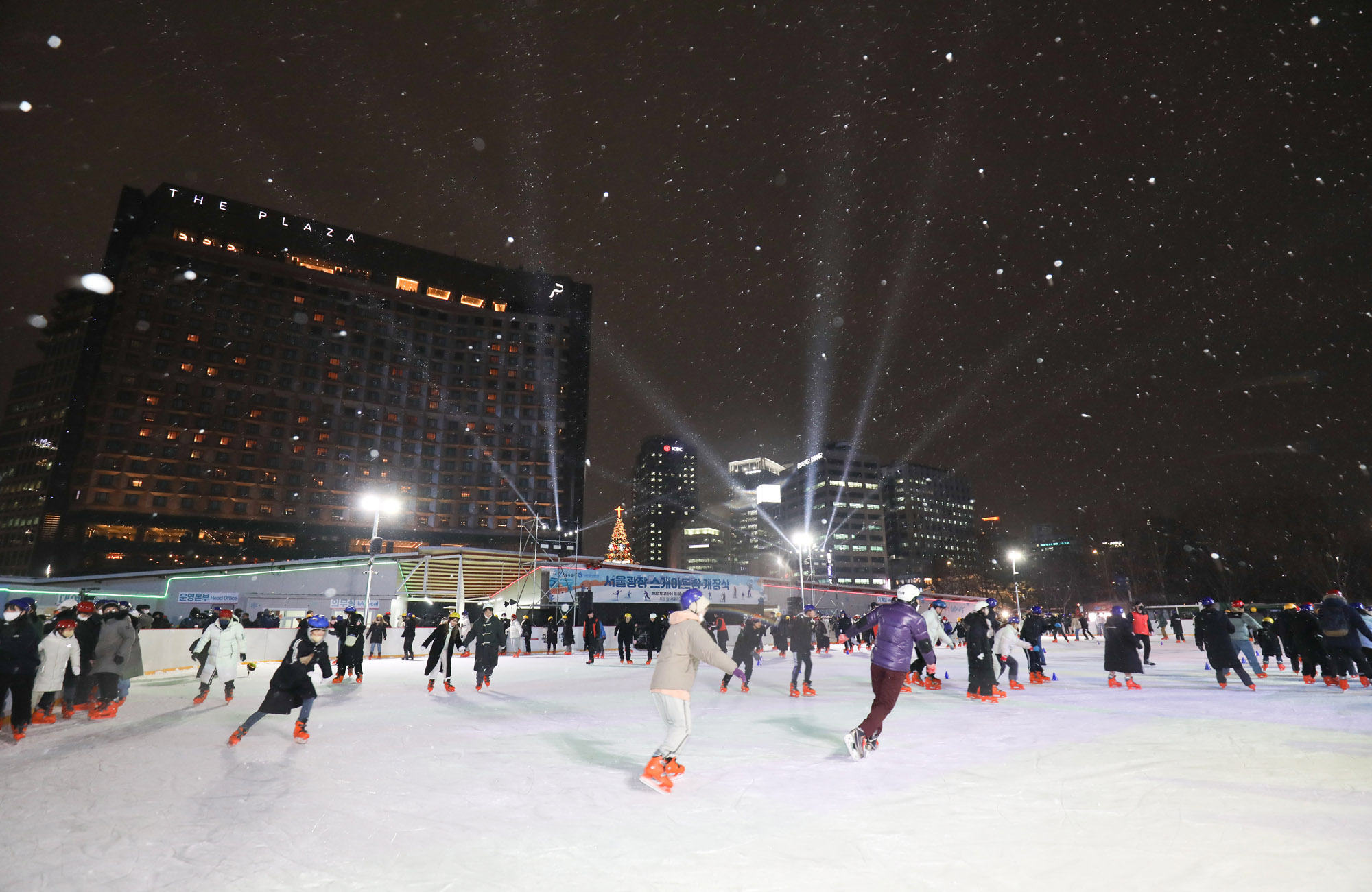서울시청;서울광장스케이트장;스케이트장개장