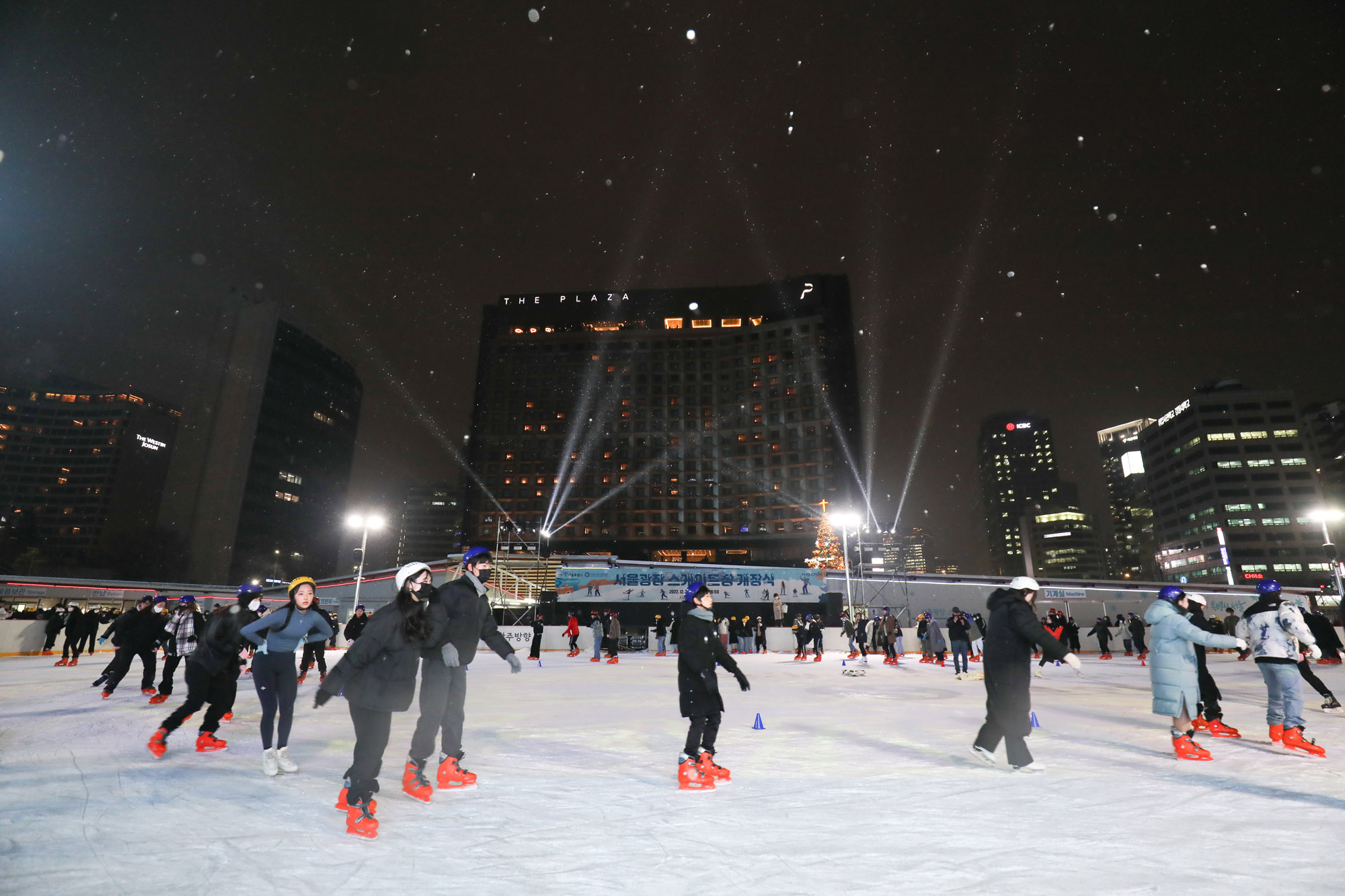 서울시청;서울광장스케이트장;스케이트장개장
