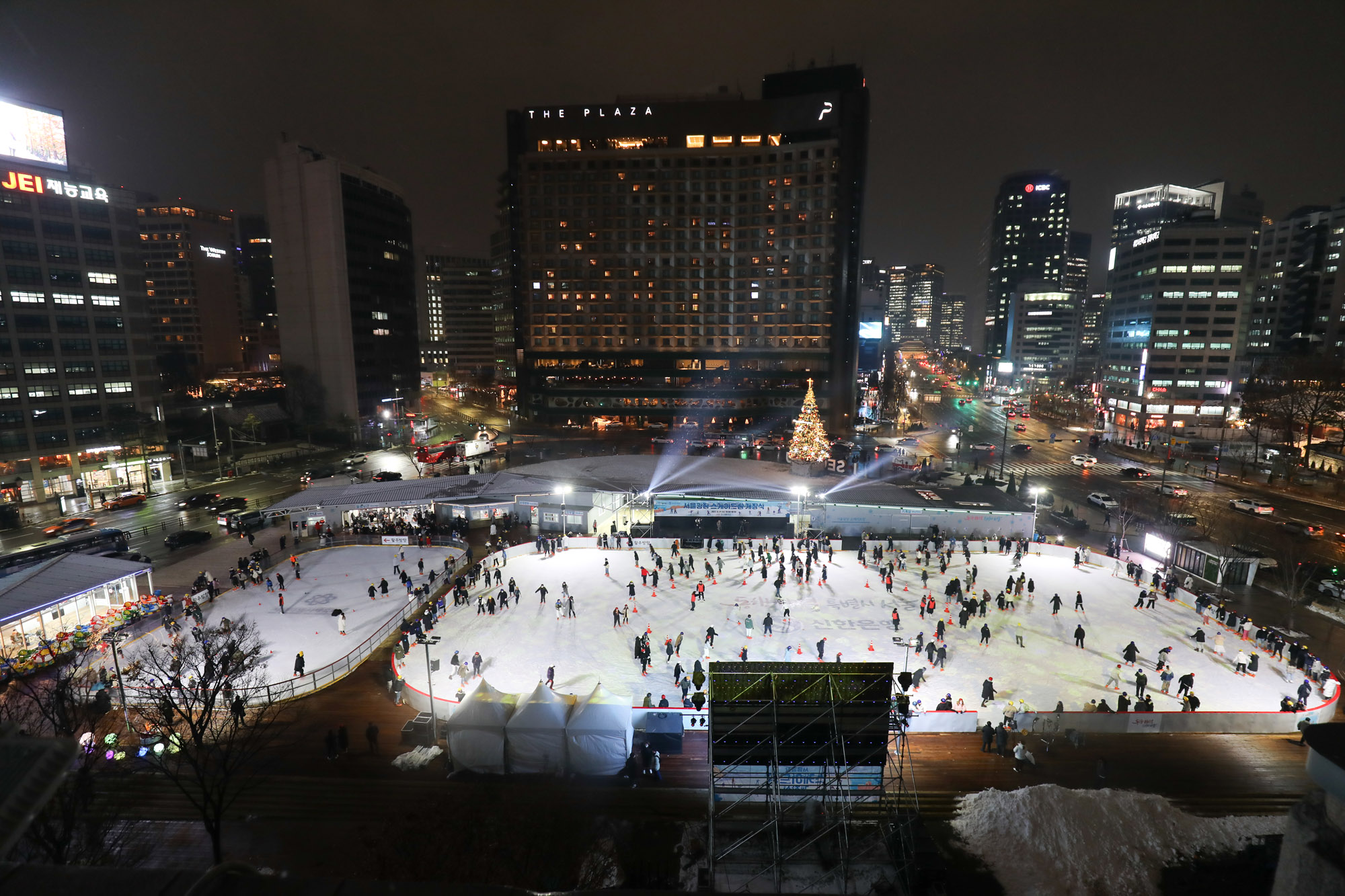 서울시청;서울광장스케이트장;스케이트장개장