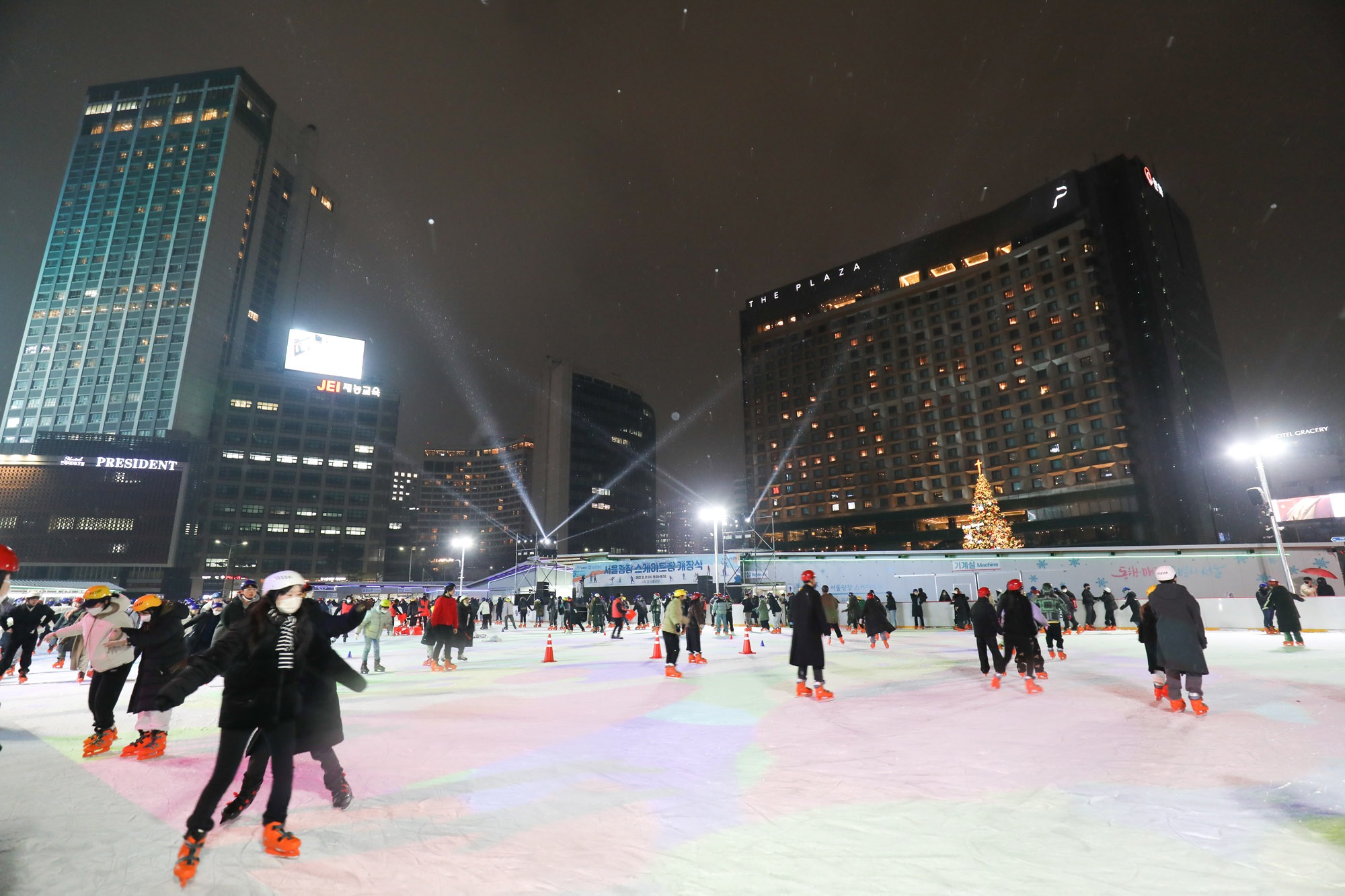 서울시청;서울광장스케이트장;스케이트장개장