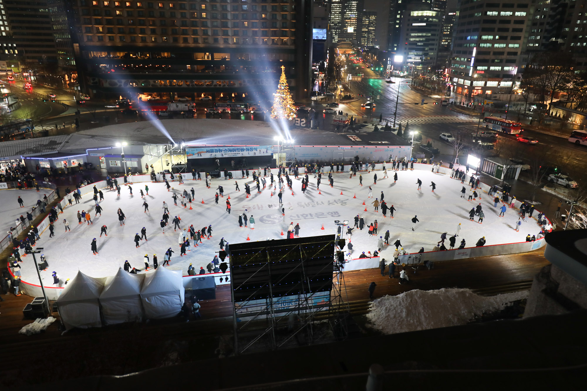 서울시청;시청광장스케이트장;스케이트장개장