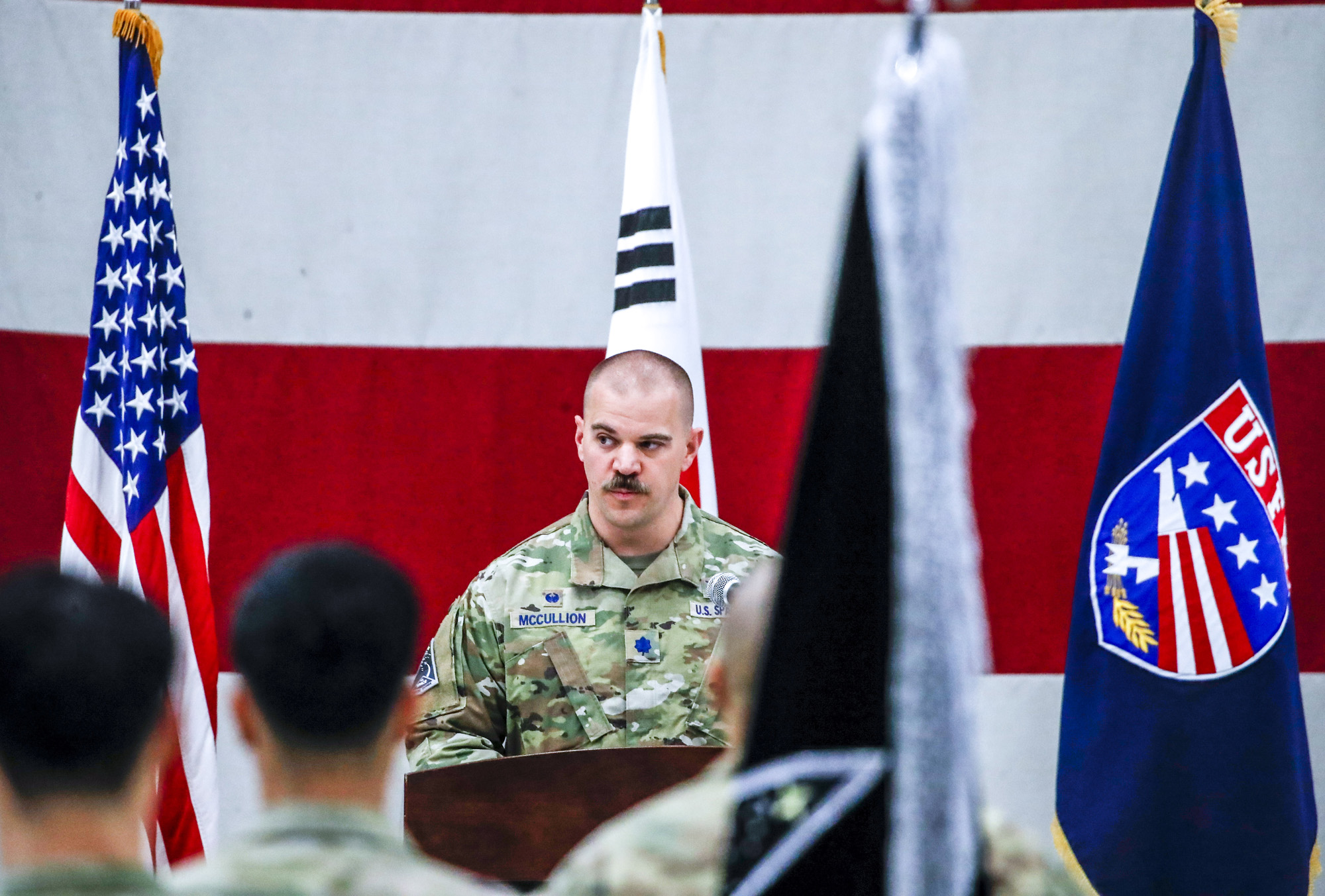 사회;주한미군;우주군;창설식