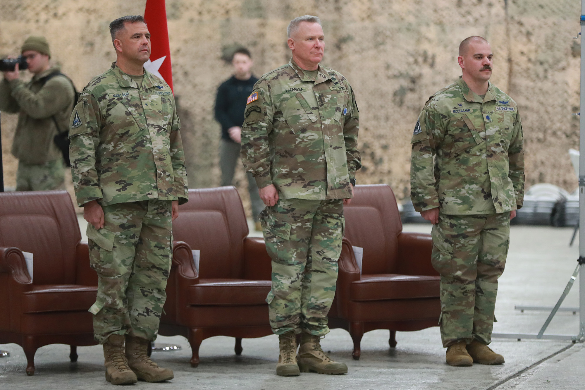 정치;주한미군;우주군;창설식