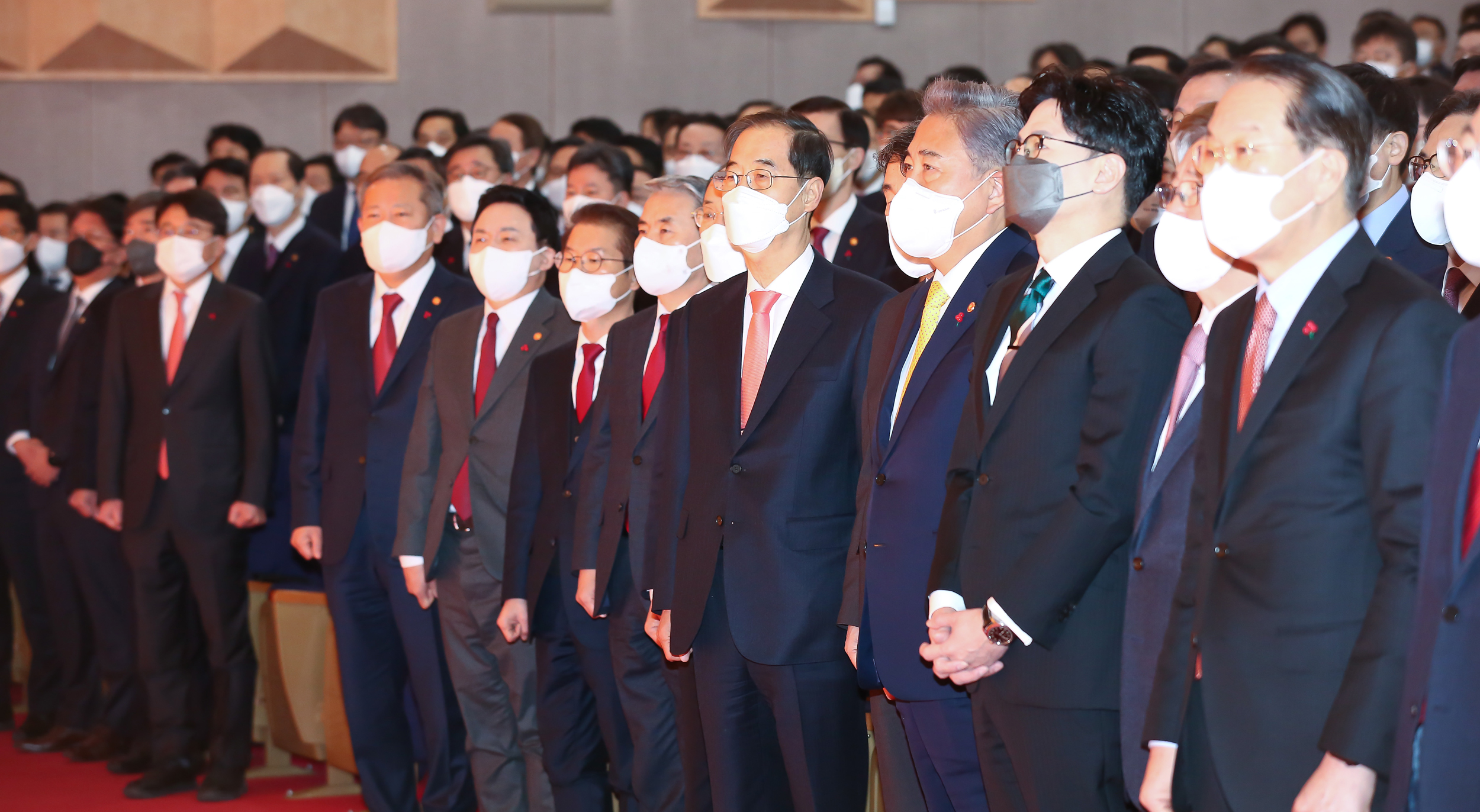 정부 시무식 한덕수