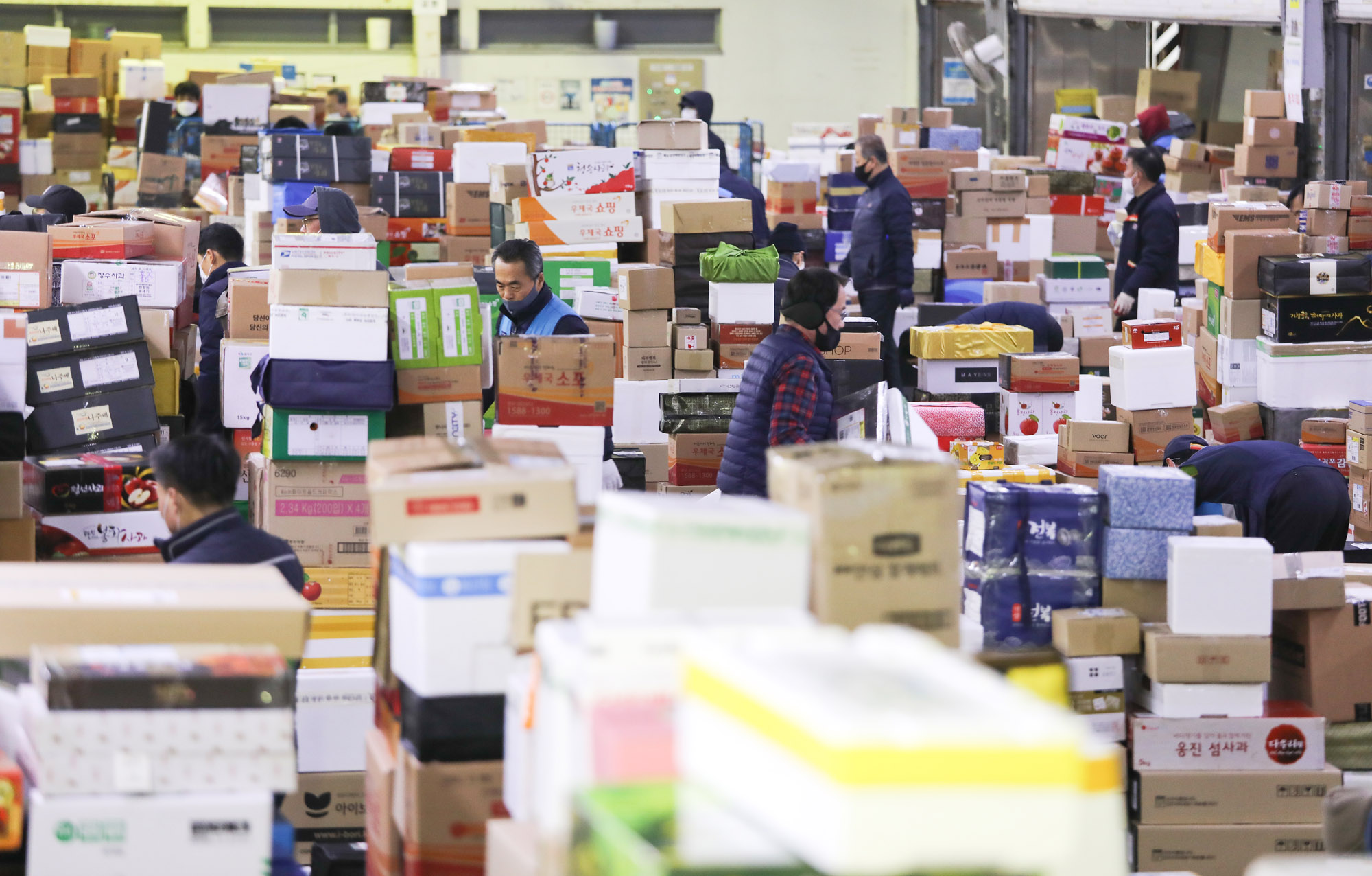 택배;소포;우체국;소포우편물;명절소포;명절택배