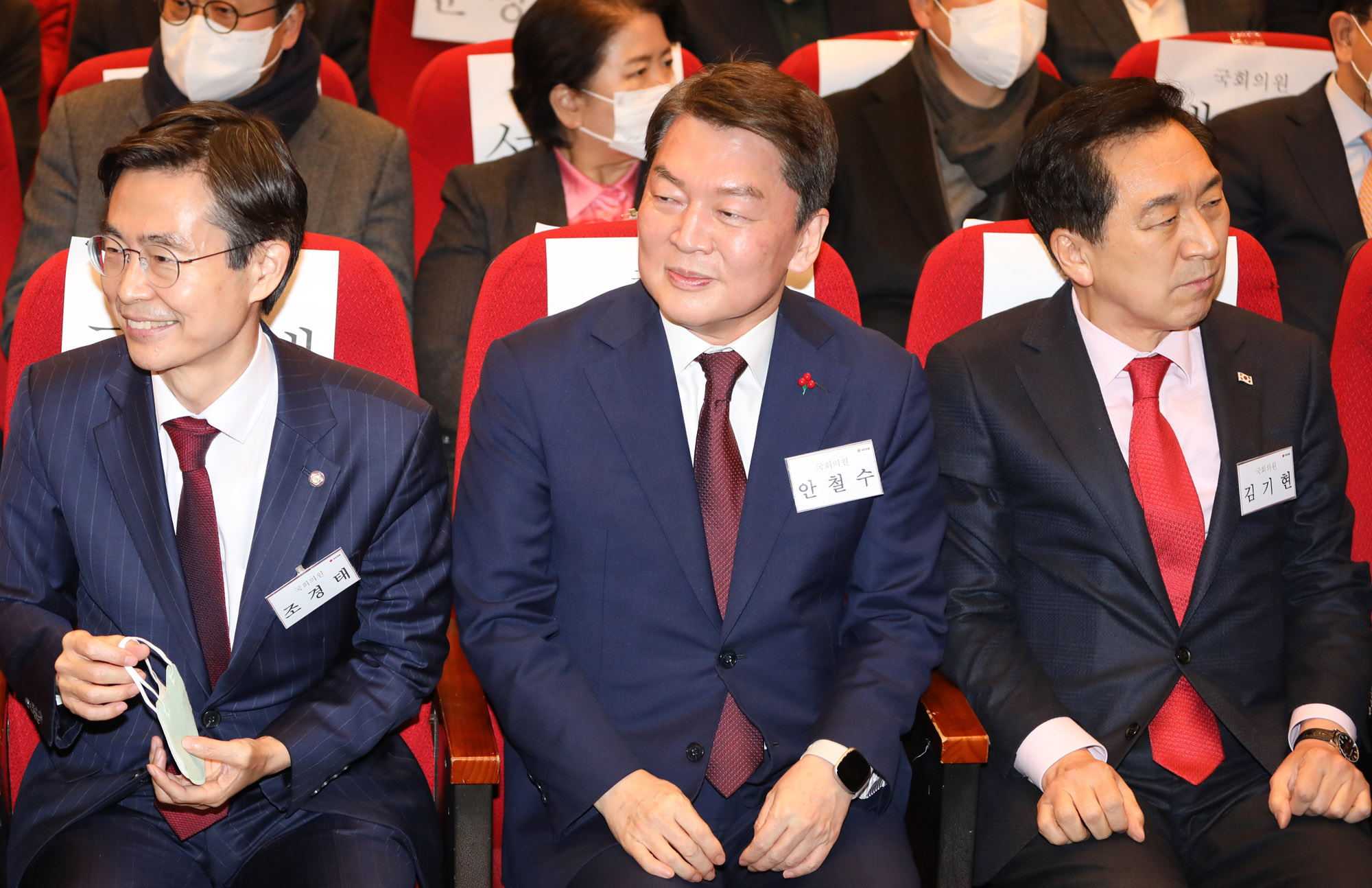 정치;국민의힘;안철수;김기현;조경태;국민의힘당권주자;국민의힘당대표후보;양천갑당원대회