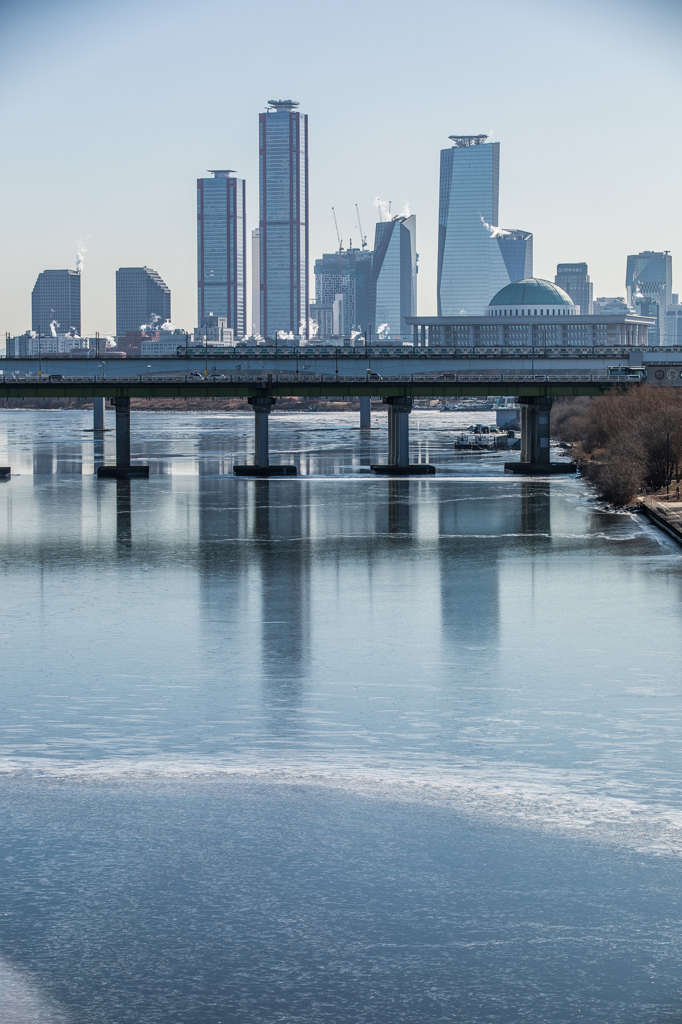 사회;계절;겨울;한파특보;한파스케치;강추위;한강결빙;추위스케치