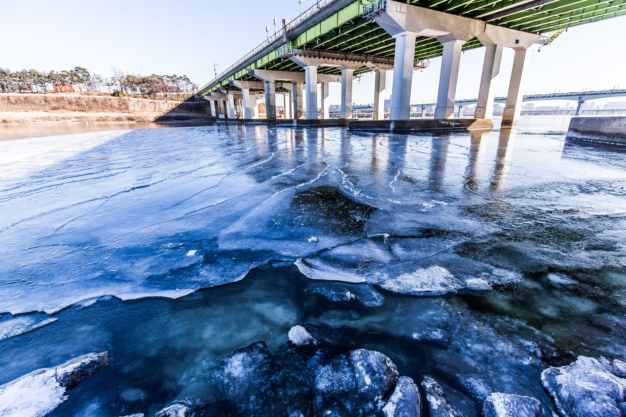 사회;계절;겨울;한파특보;한파스케치;강추위;한강결빙;추위스케치
