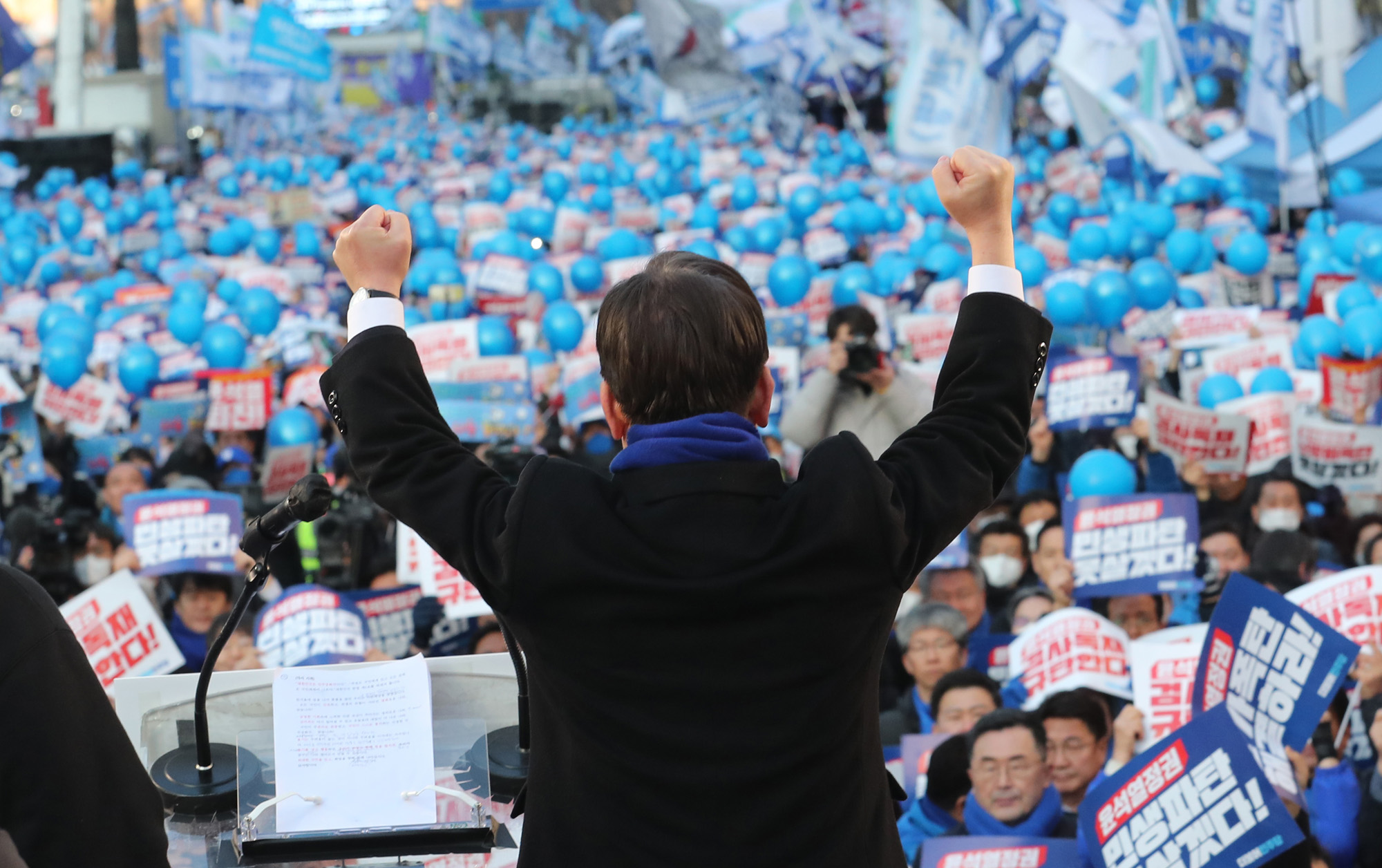 정치;사회;인물;이재명;민주당;정당;더불어민주당;이재명당대표;윤석열정권민생파탄검사독재규탄대회;윤석열정부규탄