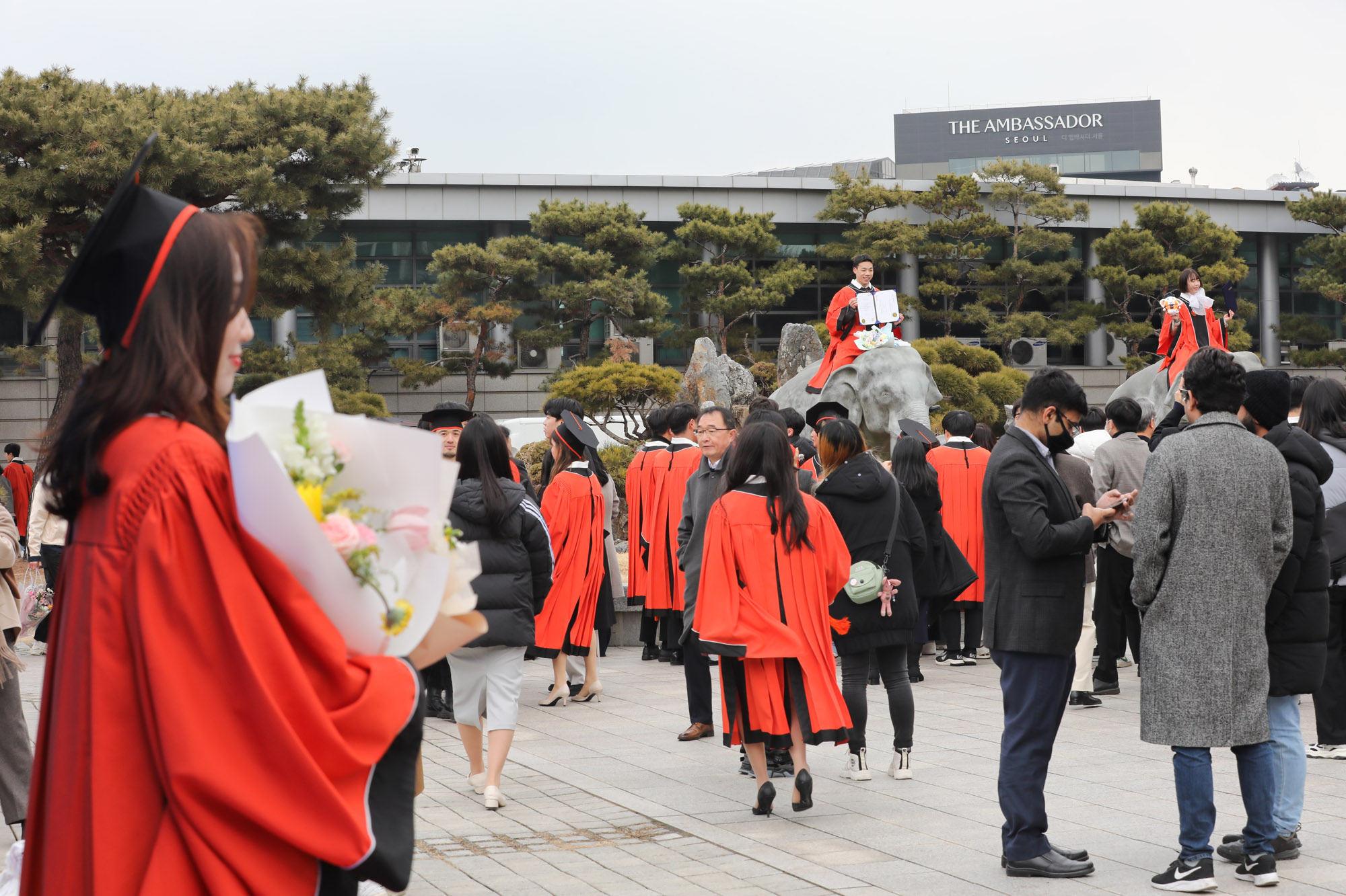 졸업식;코로나졸업식;동국대졸업식